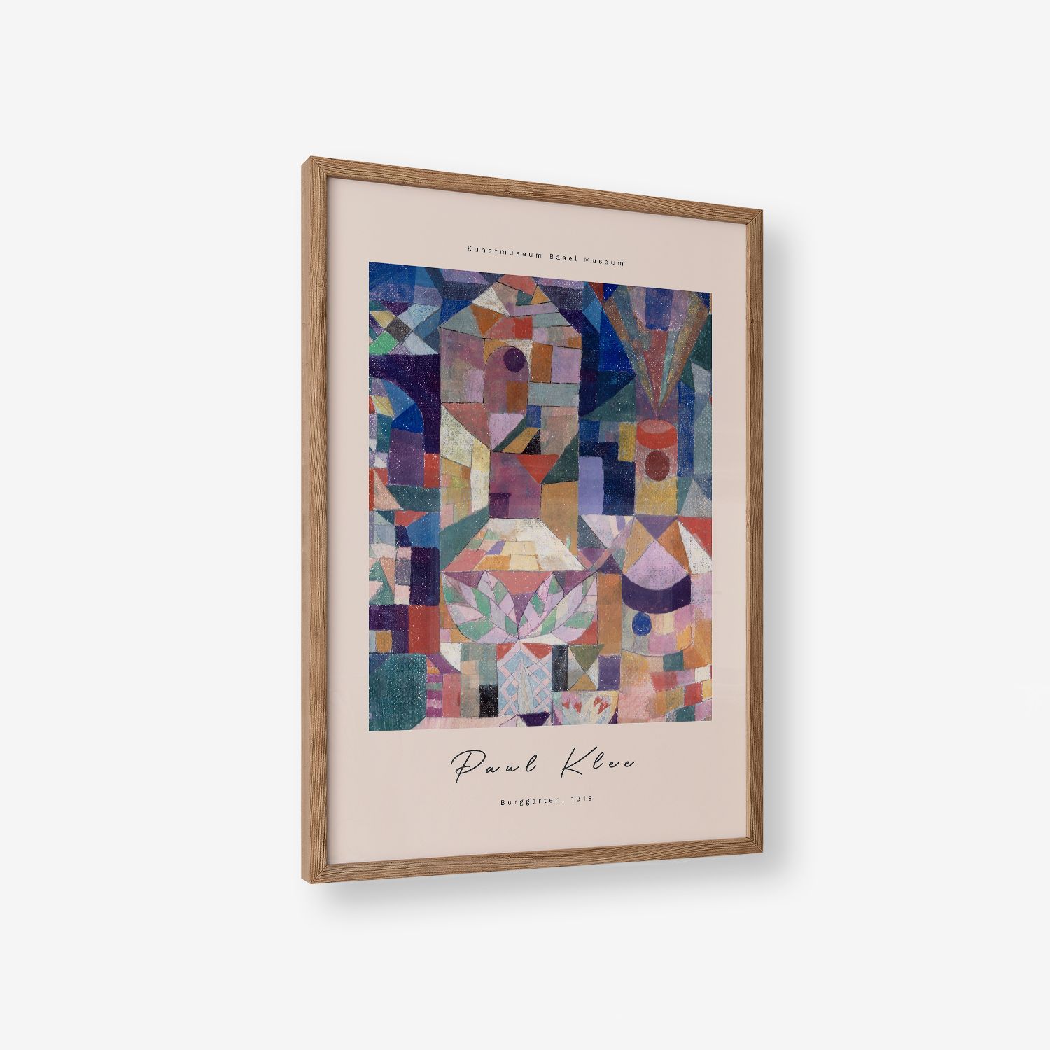 Poster - BurgGarten by Paul Klee