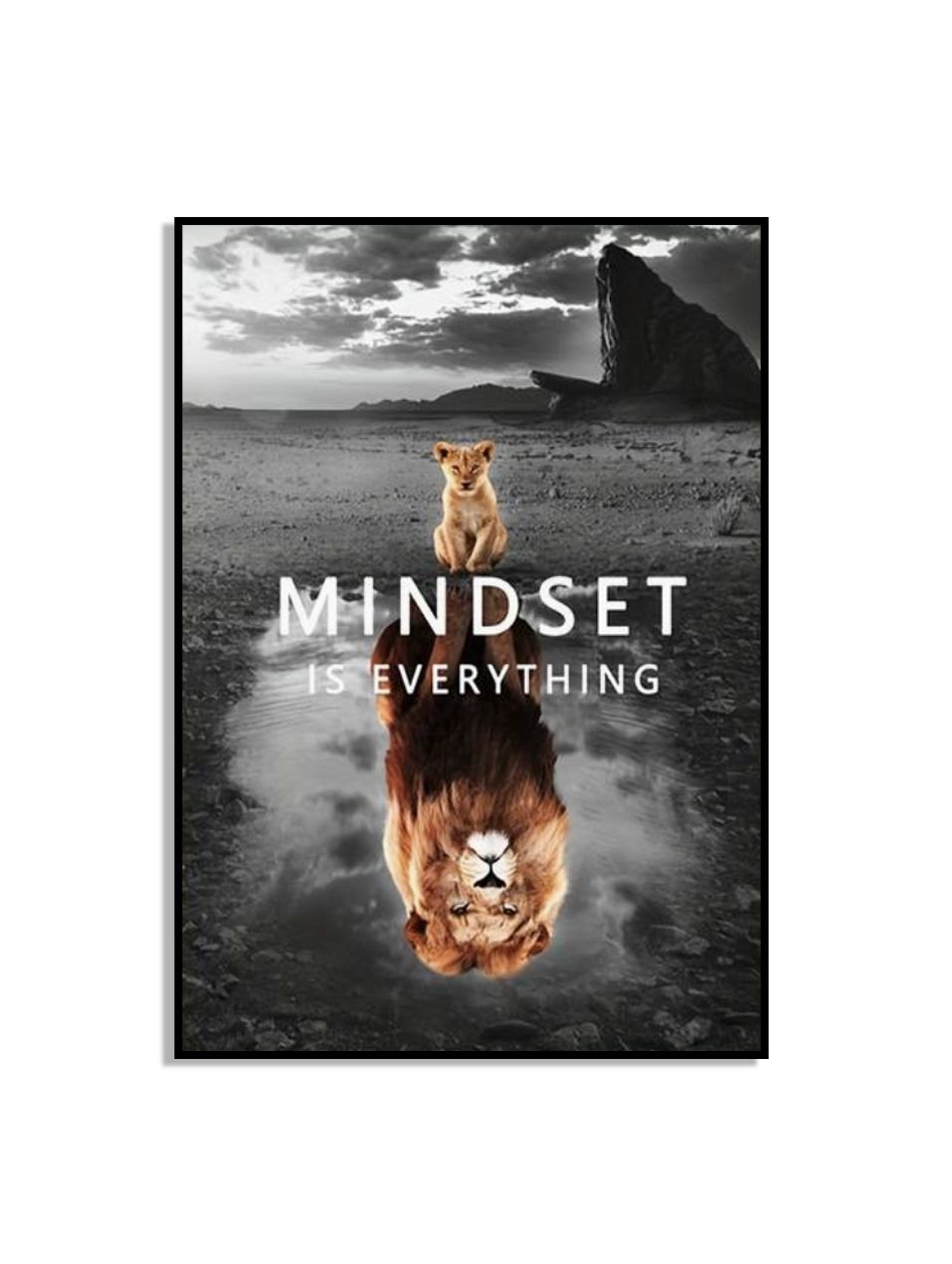 Mindset Is Everything Motiverande Poster