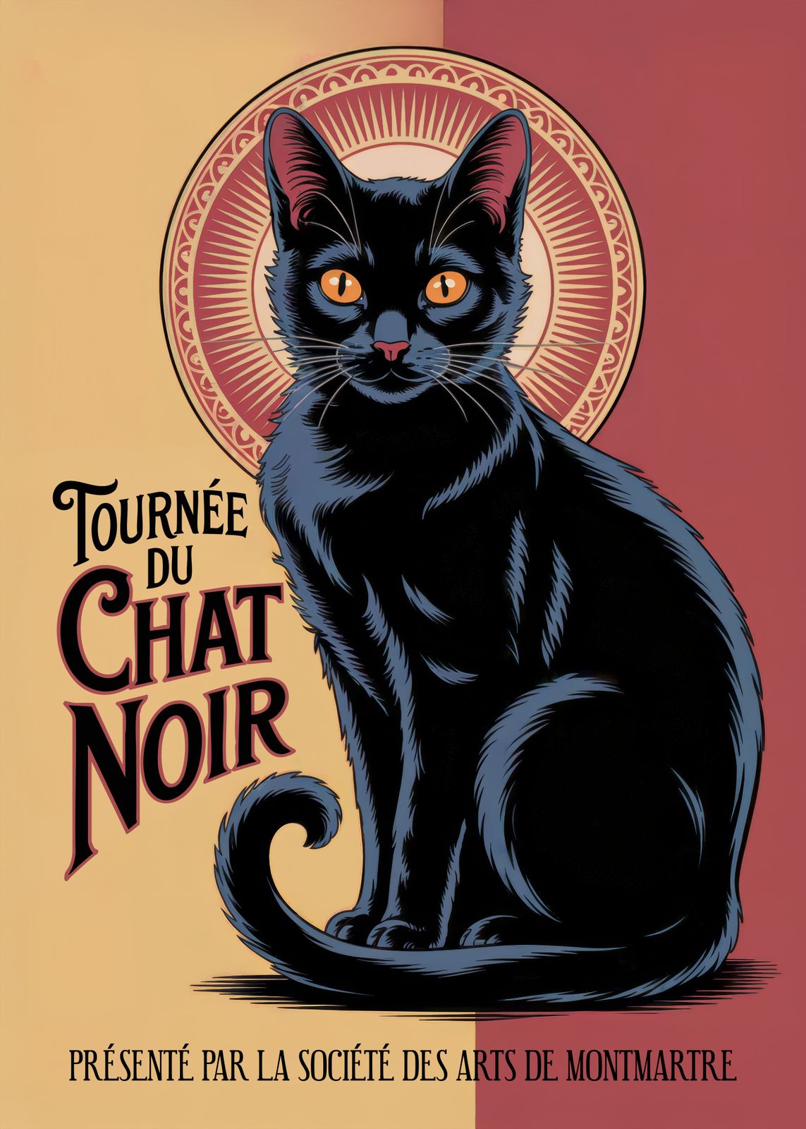 Poster - Tournée du Chat Noir