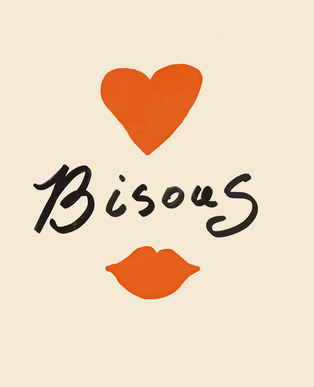 Poster - Bisous Design
