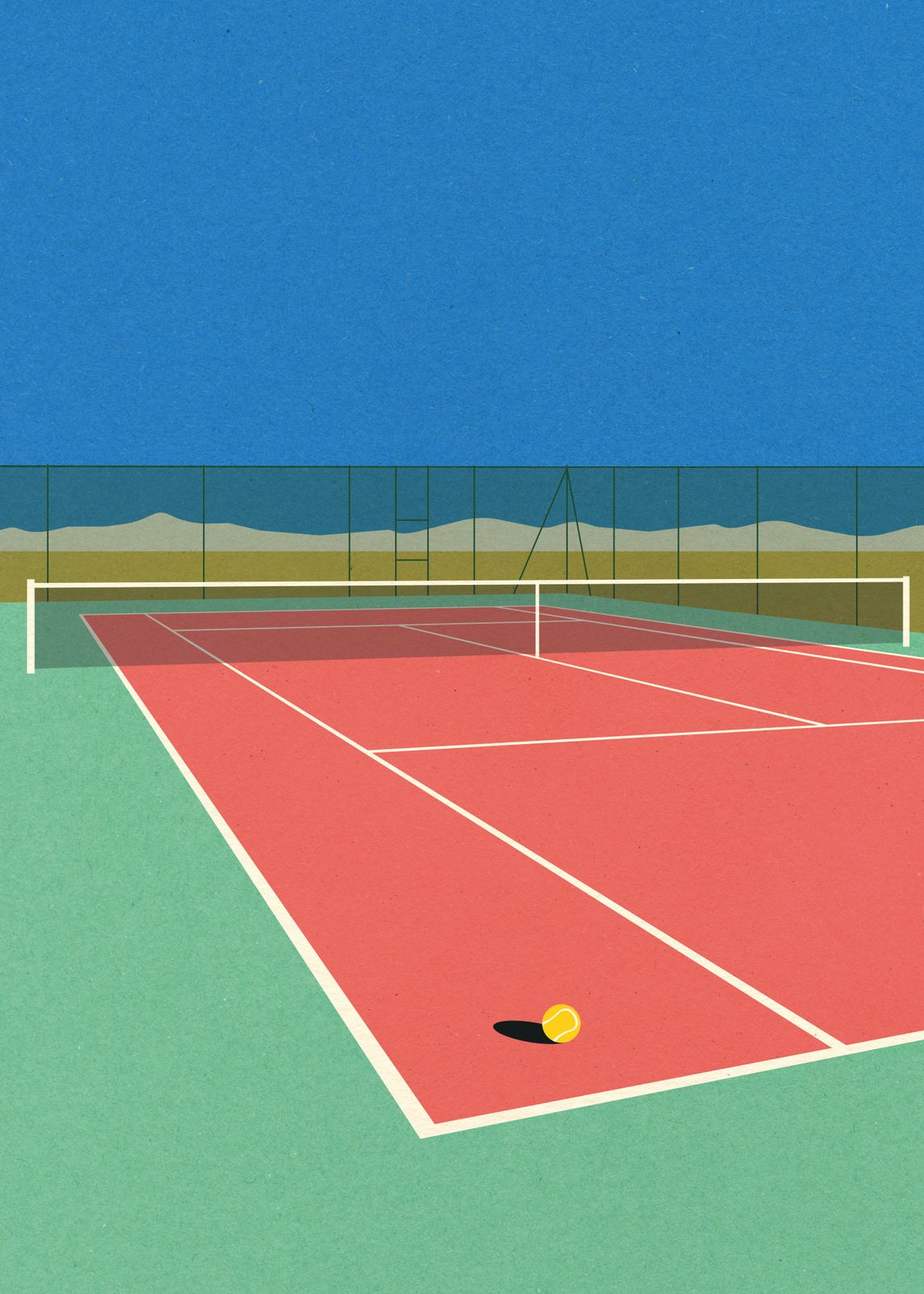 Poster - Tennisbana