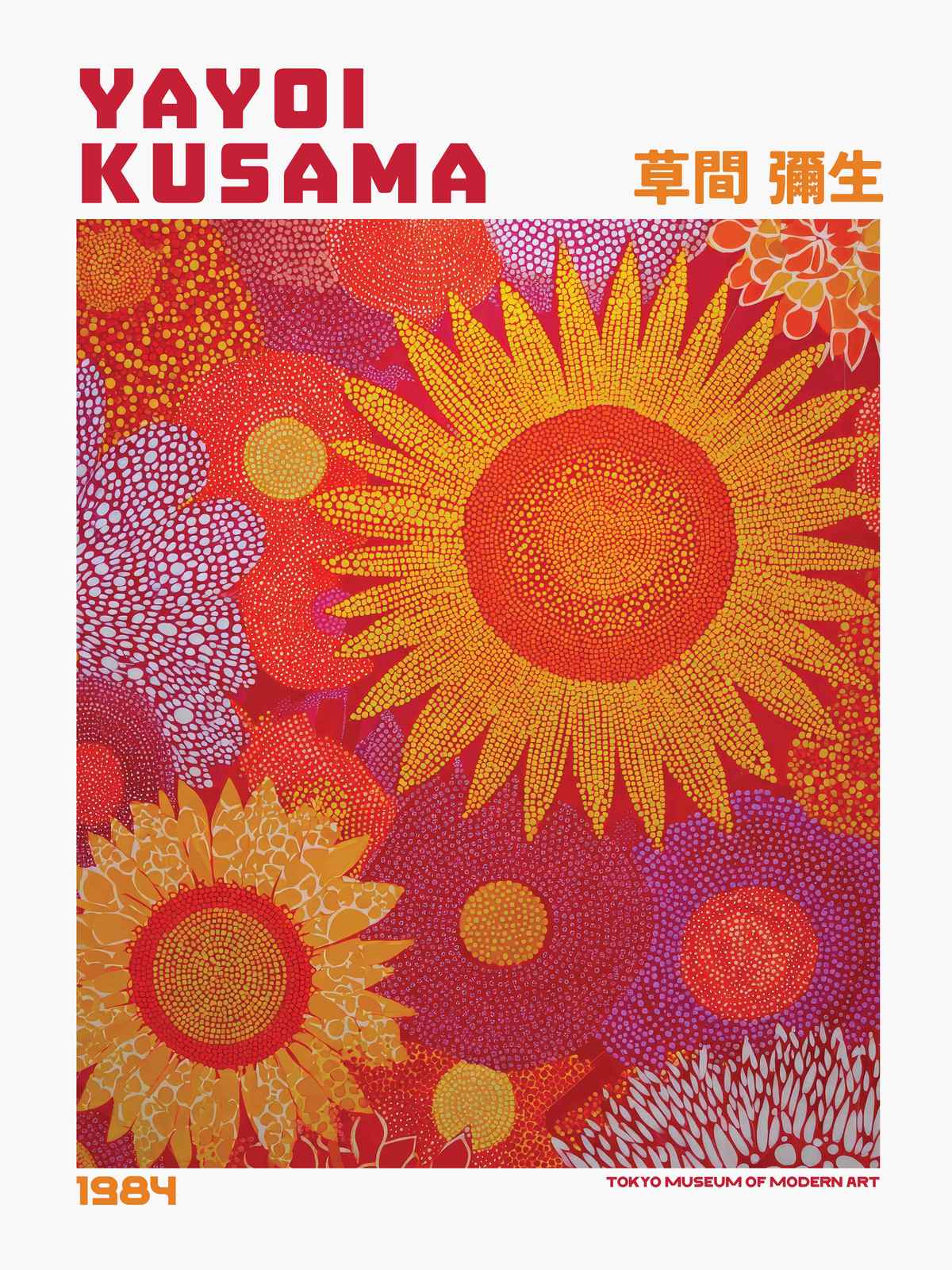 Poster - Yayoi Kusama Solros
