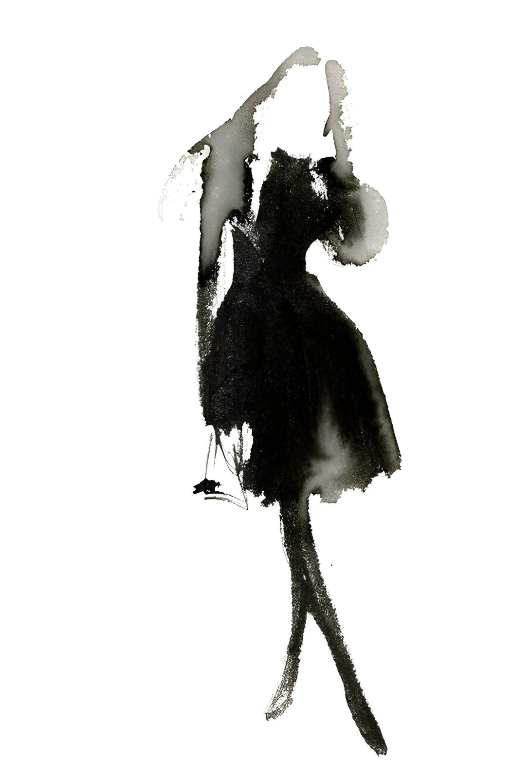 Poster - Elegant Svartbläckkonst