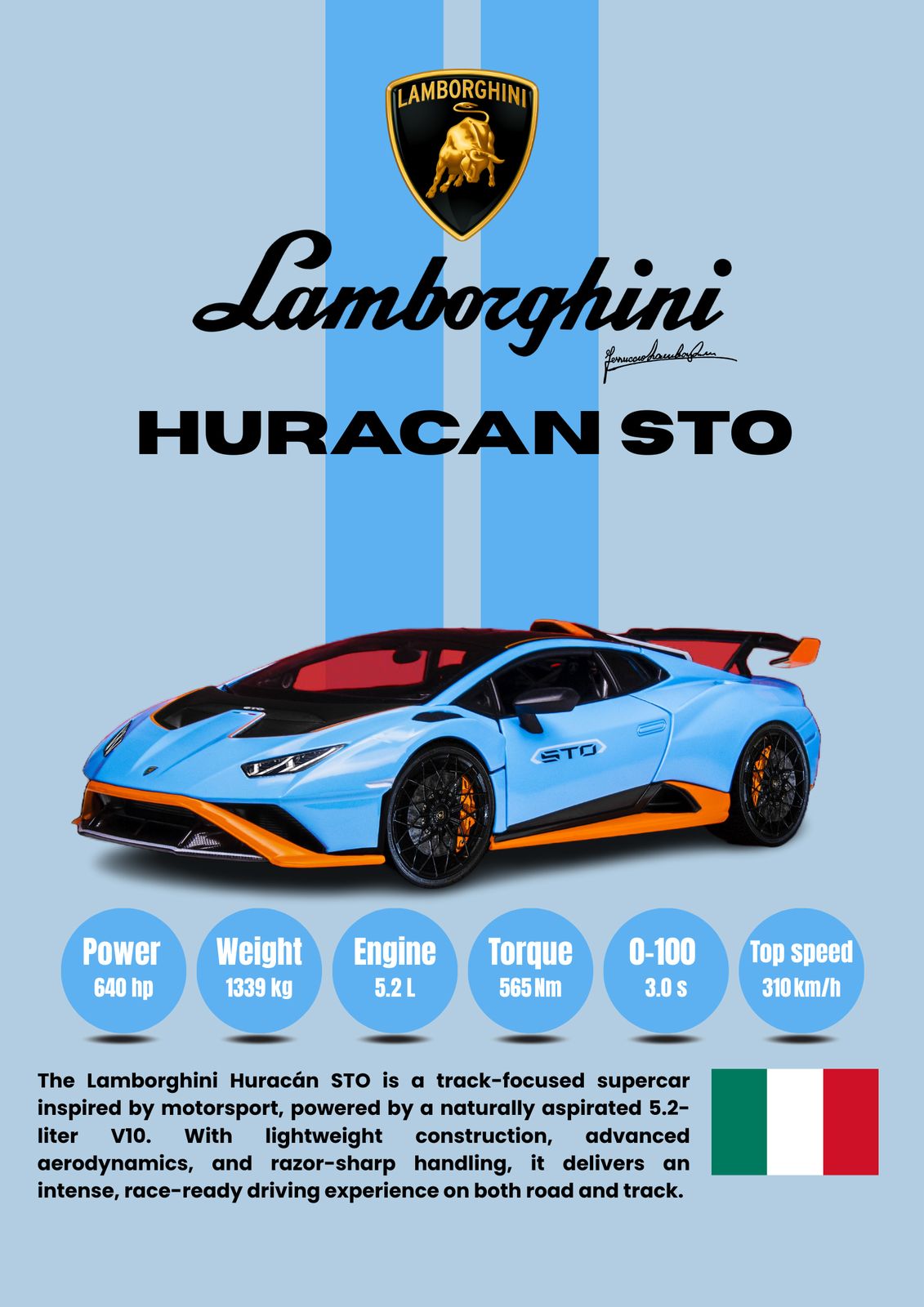 Poster - Lamborghini Huracán STO