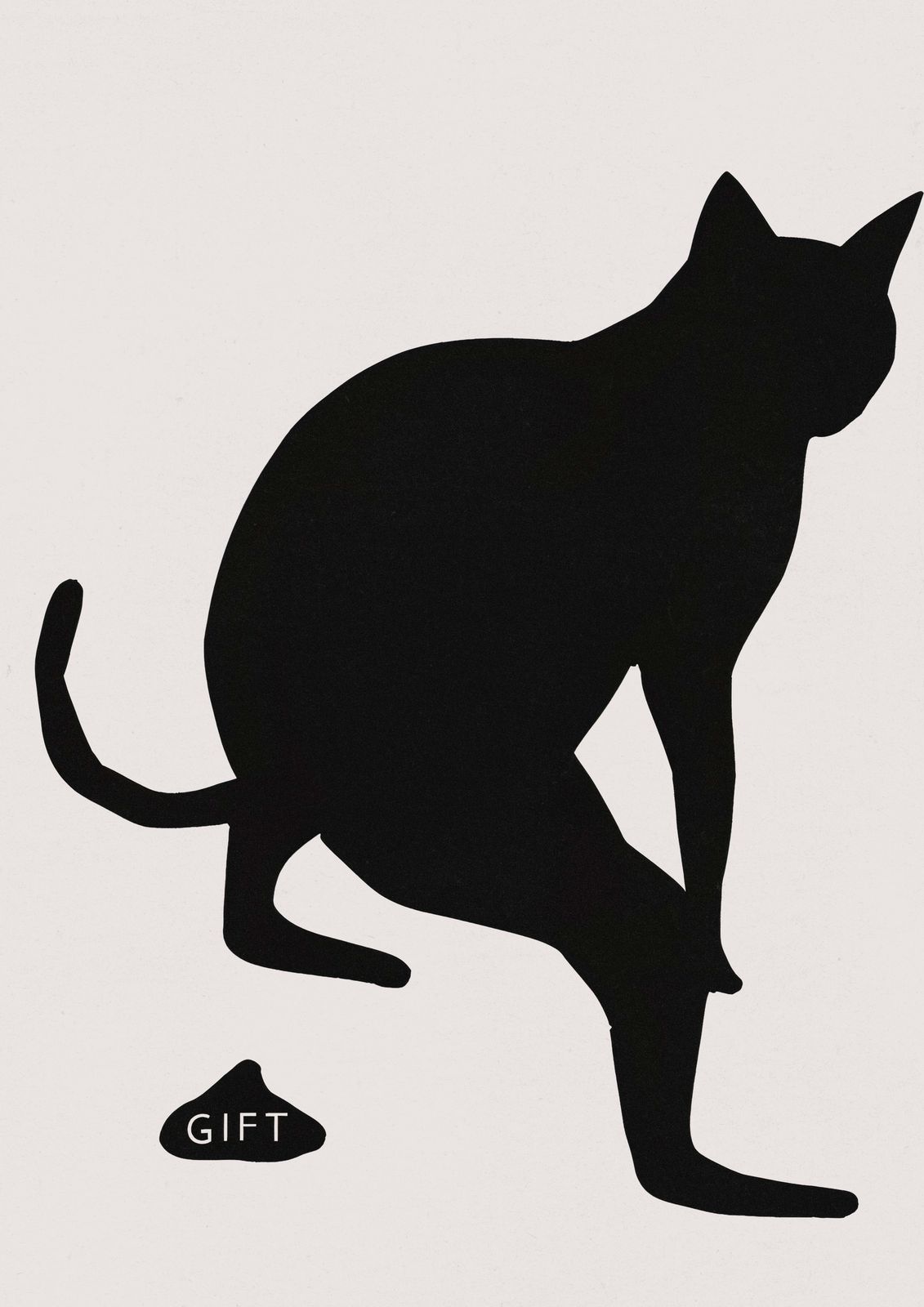 Poster - Kattsiluett