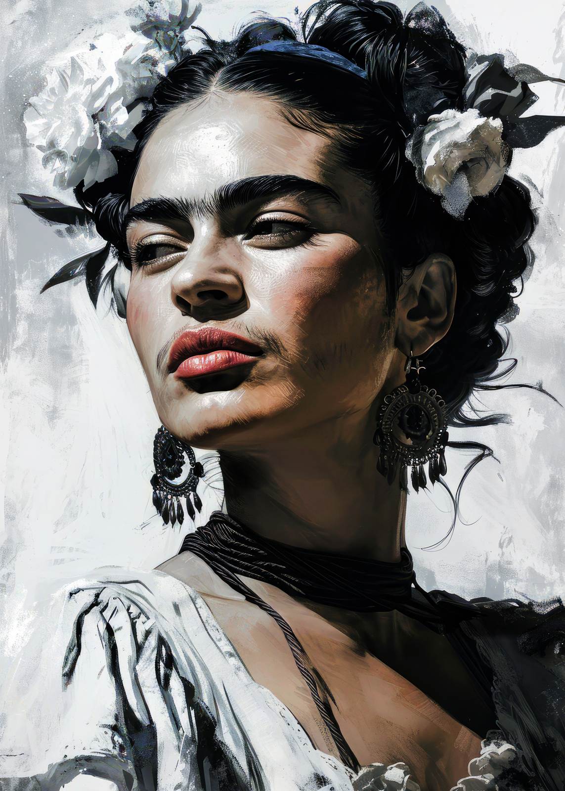 Poster - Frida Kahlo Porträtt