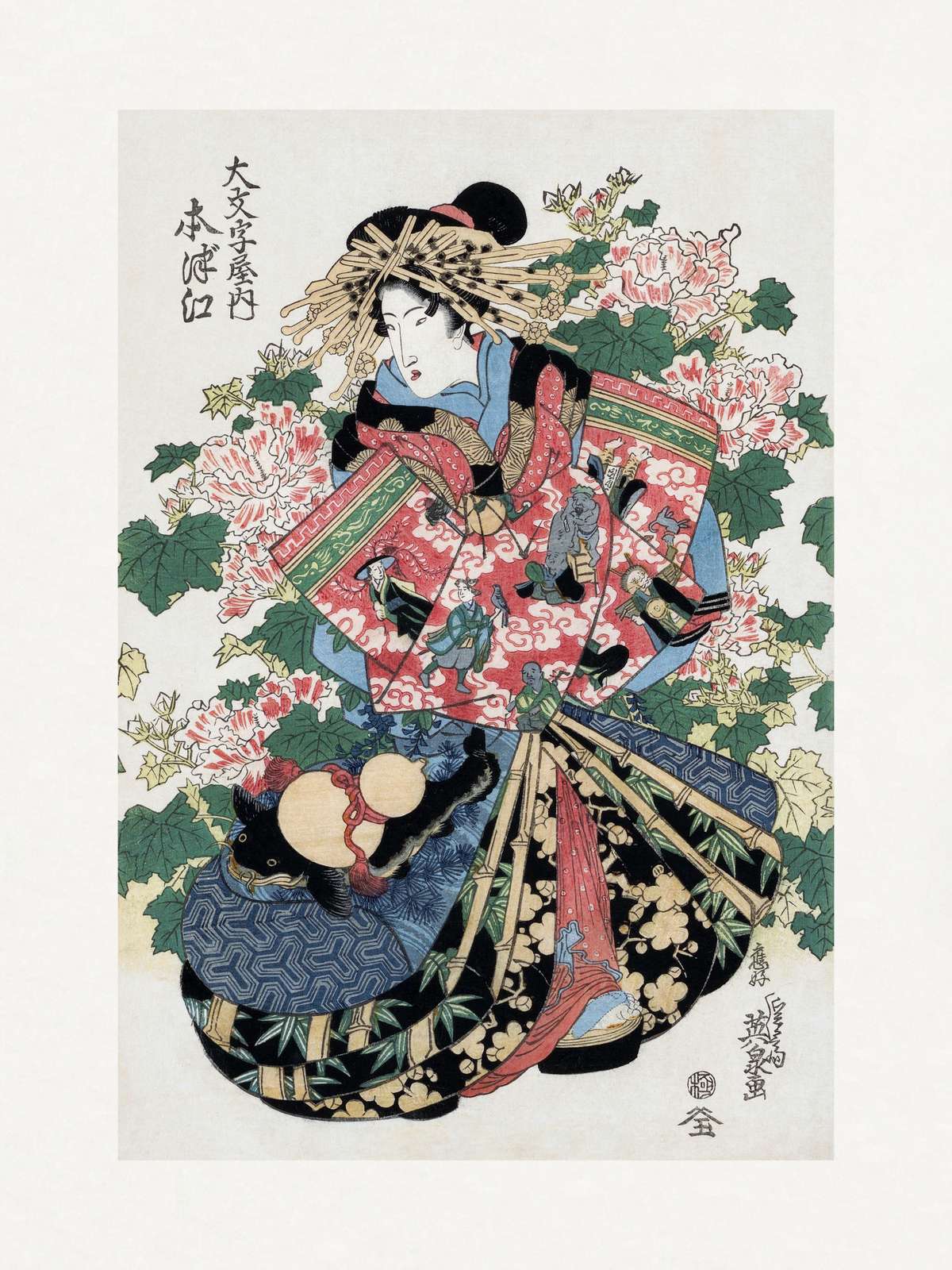 Poster - Japansk Geisha-konstverk