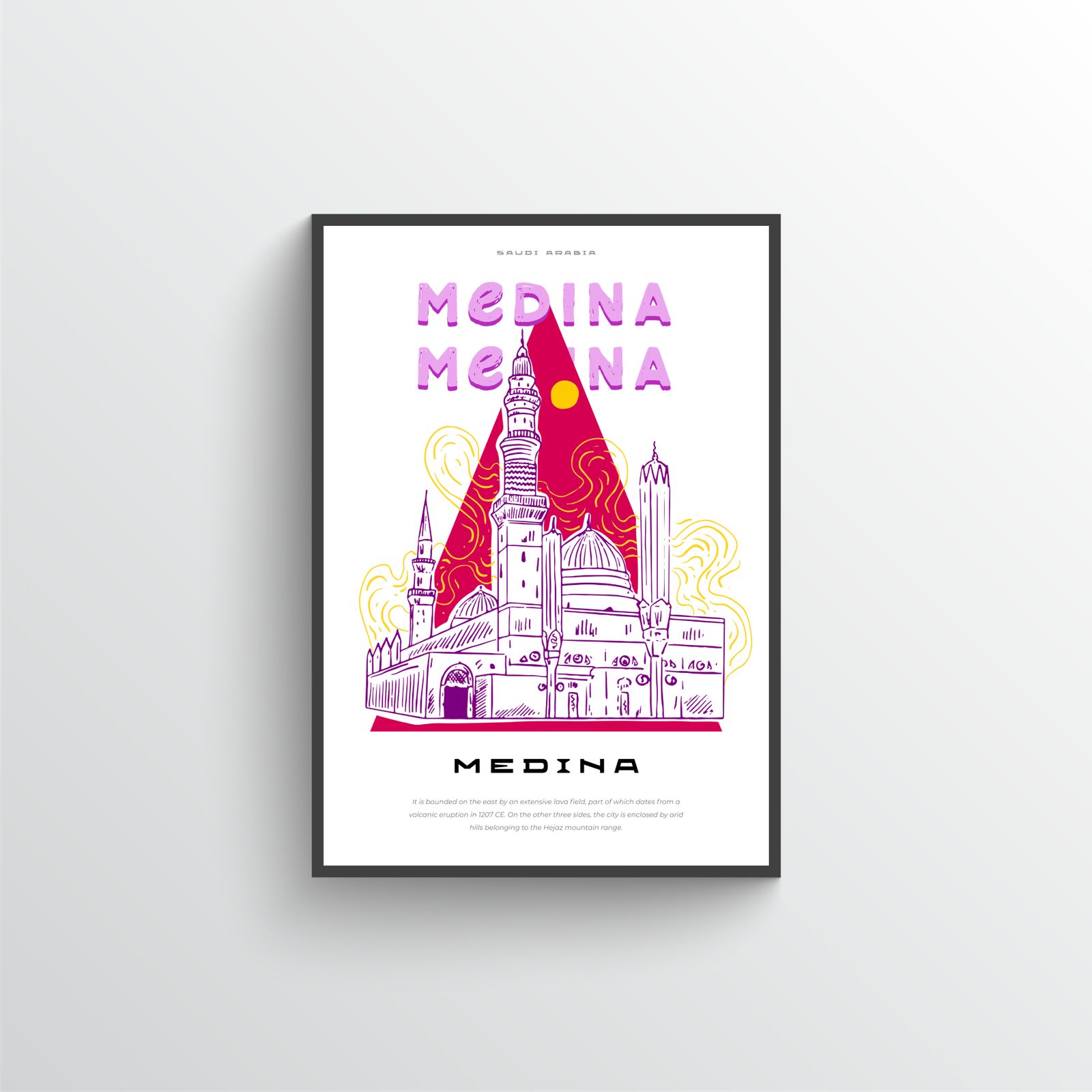 Medina Illustration Affisch