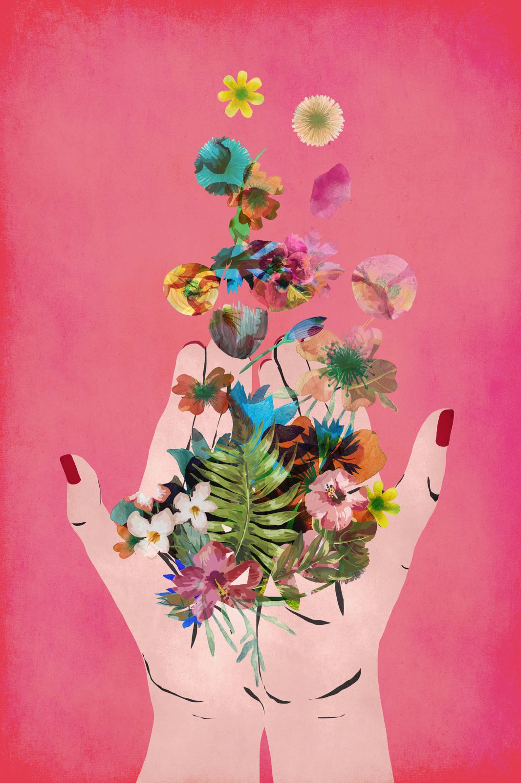 Poster - Floral Hand Artwork