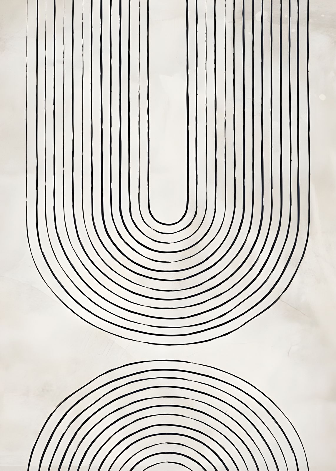 Poster - Abstrakta linjer