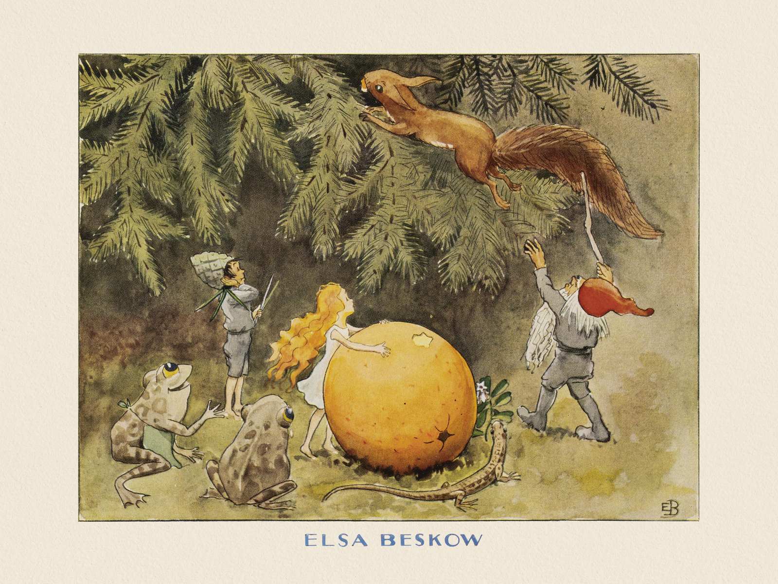 Poster - Elsa Beskow Konst