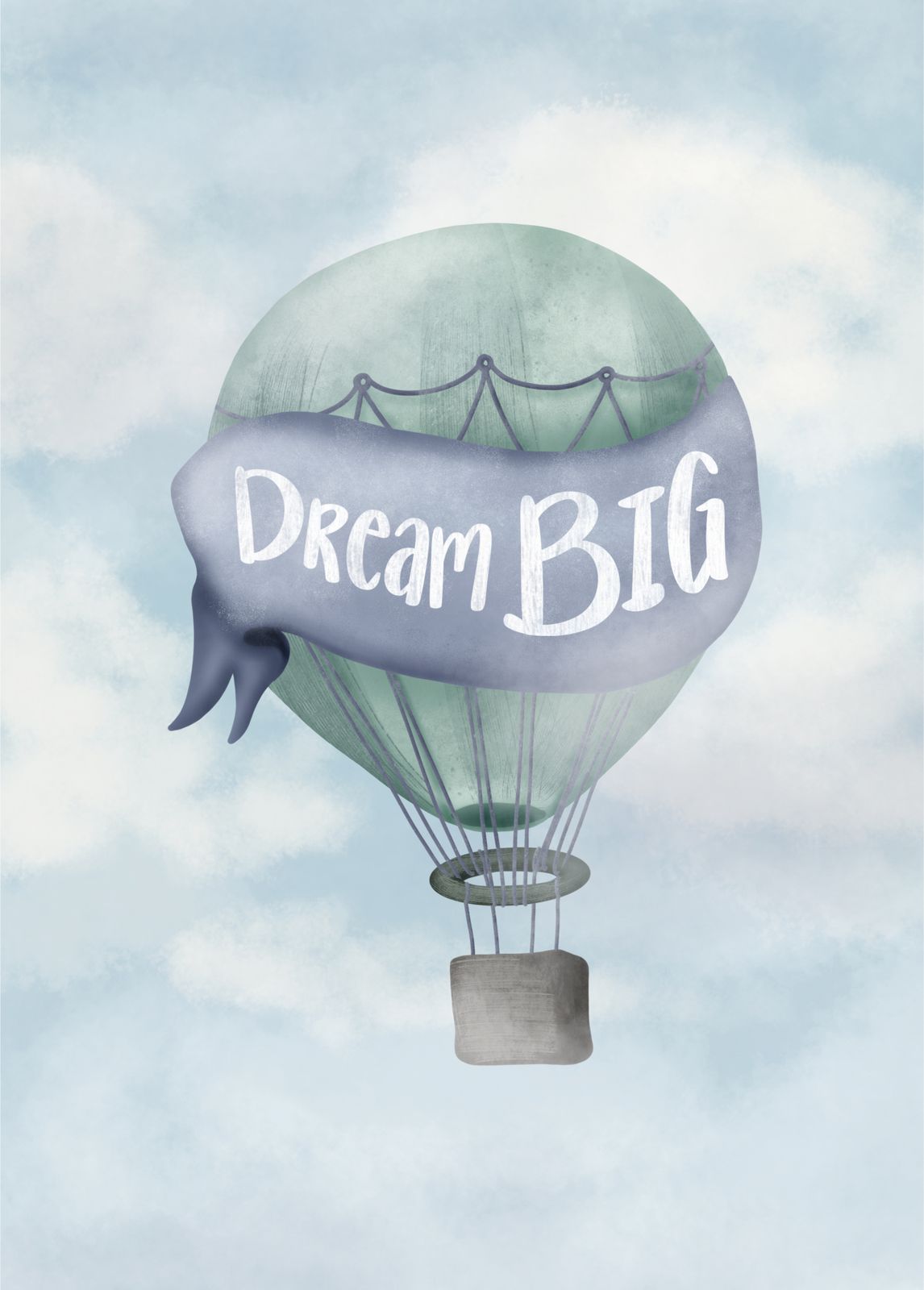 Poster - Dream Big Ballong