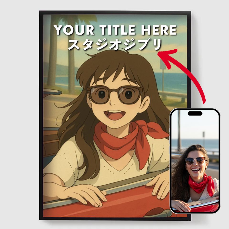 Personliga Posters - Anpassad animeporträttaffisch - AI Poster