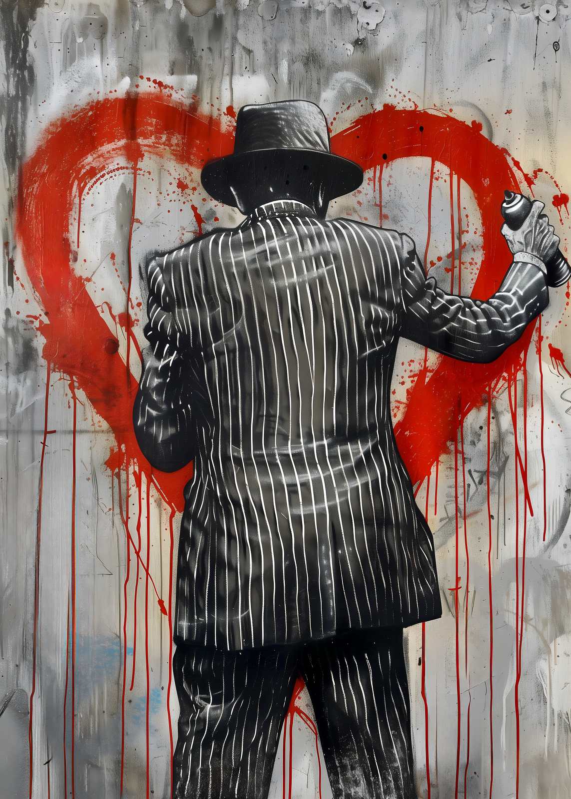 Poster - Kärlek Graffiti Konst