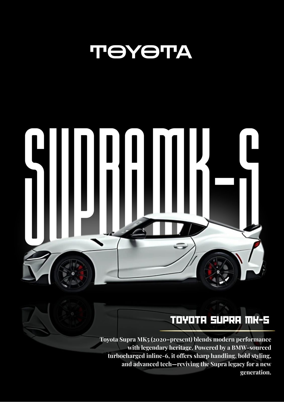 Poster - Toyota Supra MK-5