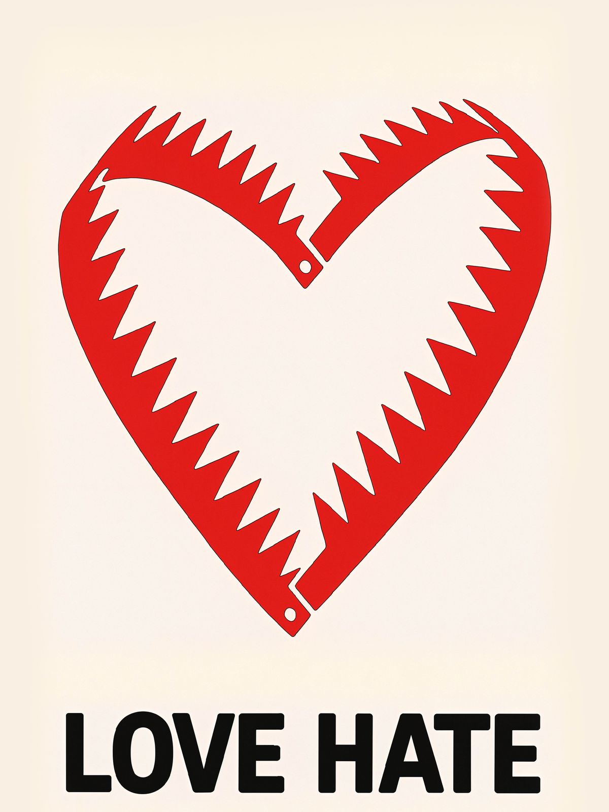 Poster - Kärlek Hat