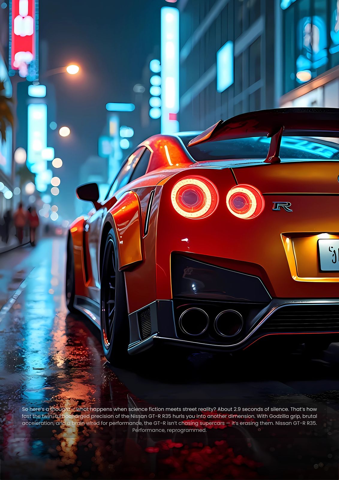 Poster - Nissan GT-R R35