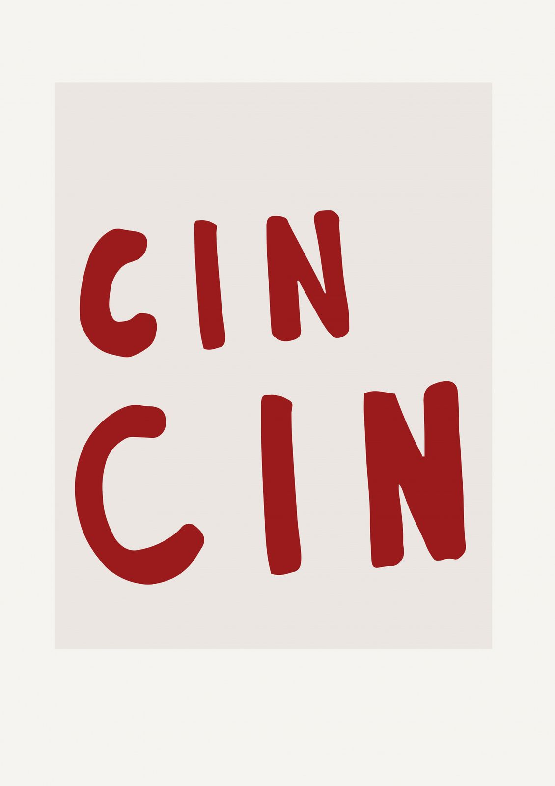 Affisch - Cin Cin