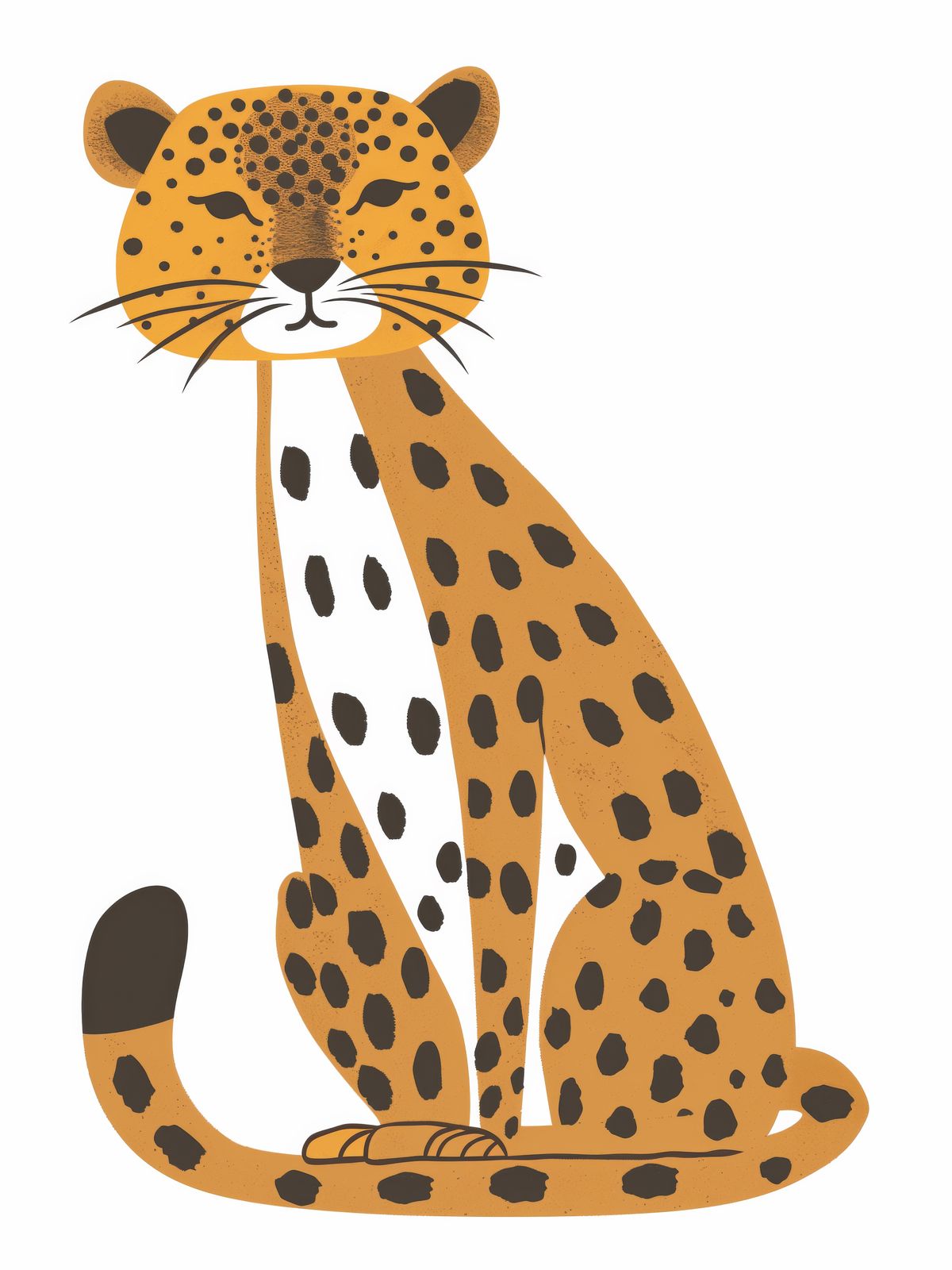 Affisch - Charmig Leopard