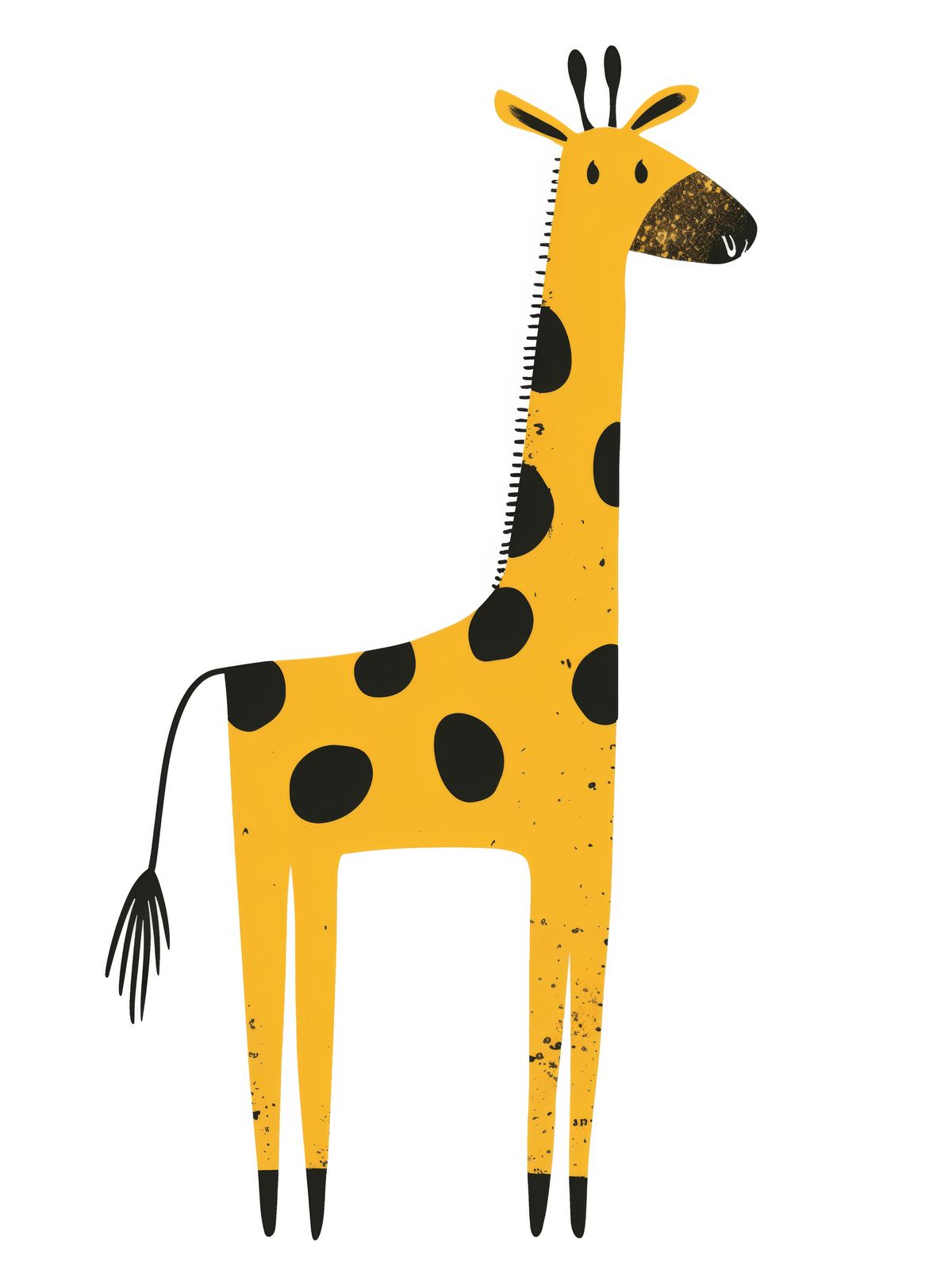 Poster - Giraffillustration