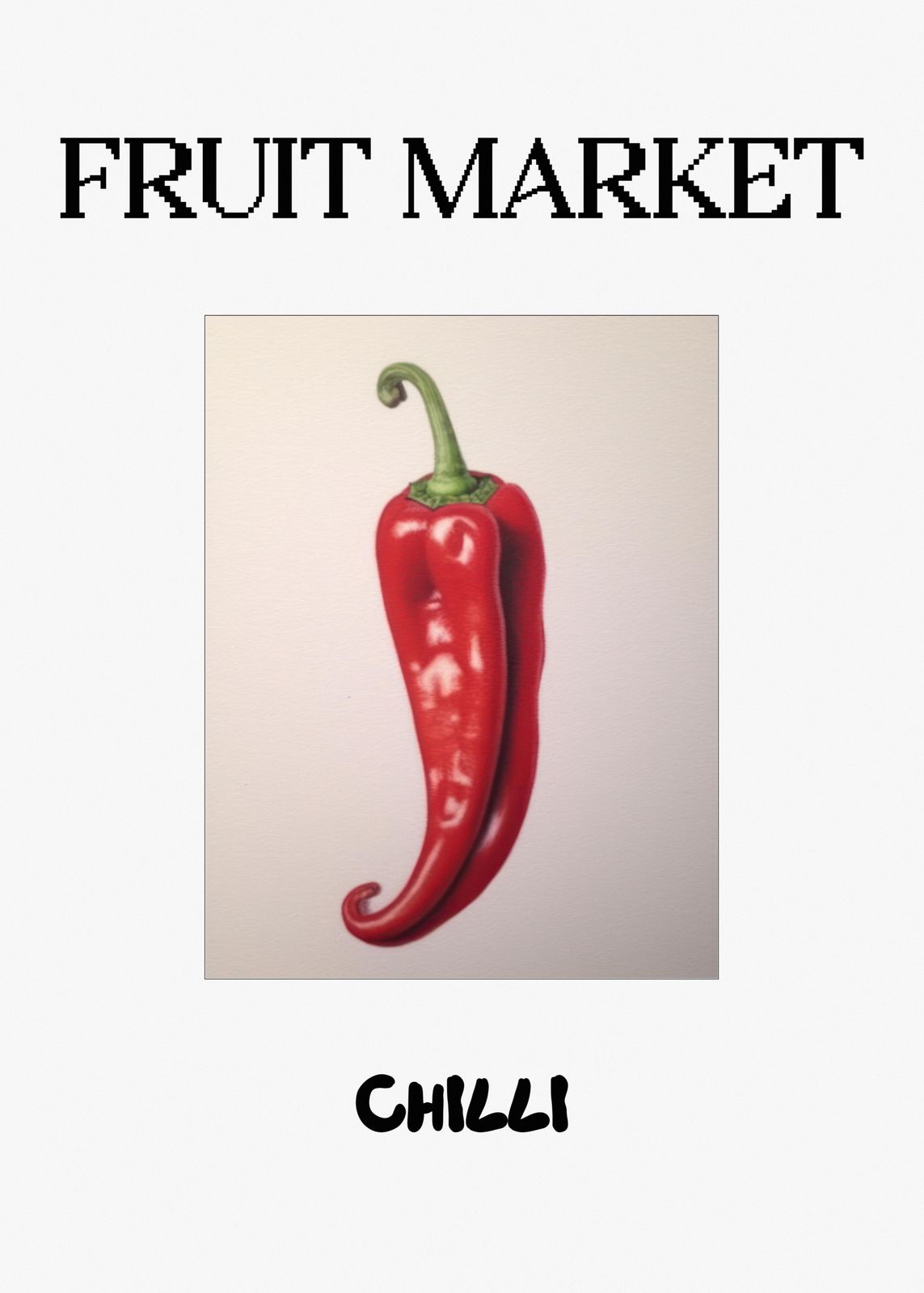 Poster - Fruit Market Chilli