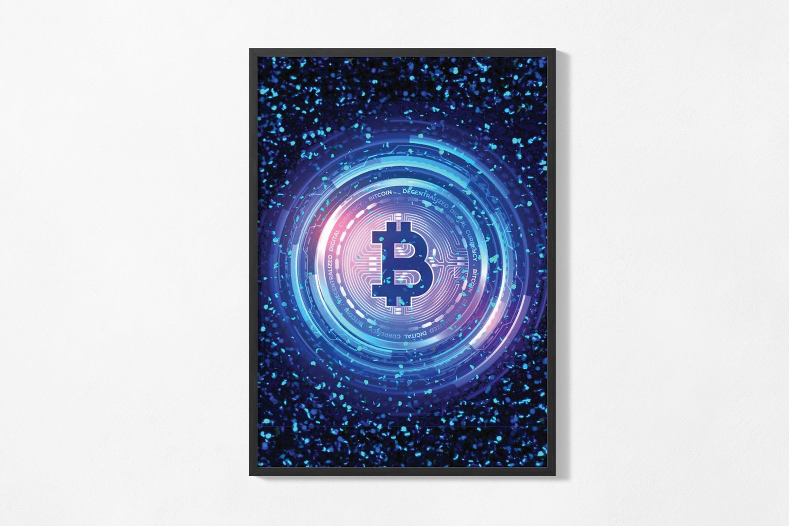 Poster - Bitcoin Digital Art