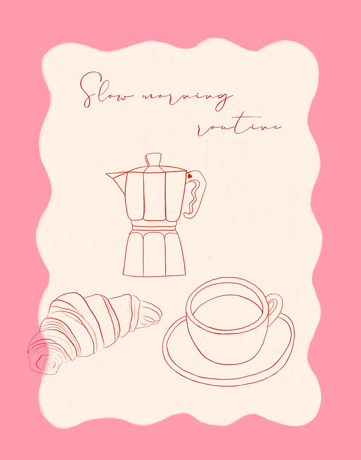 Poster - Långsam morgonrutin