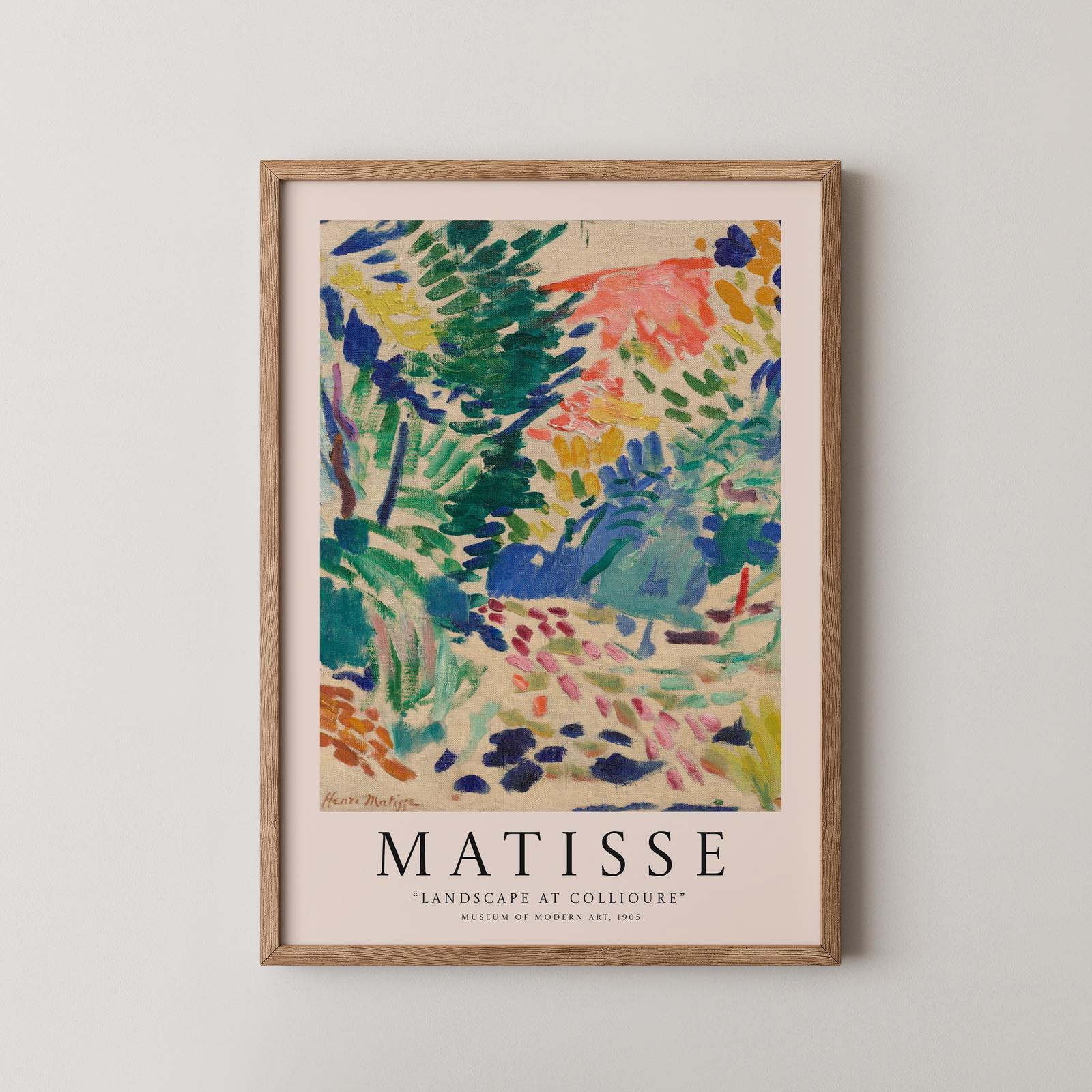 Poster - Landskap vid Collioure
