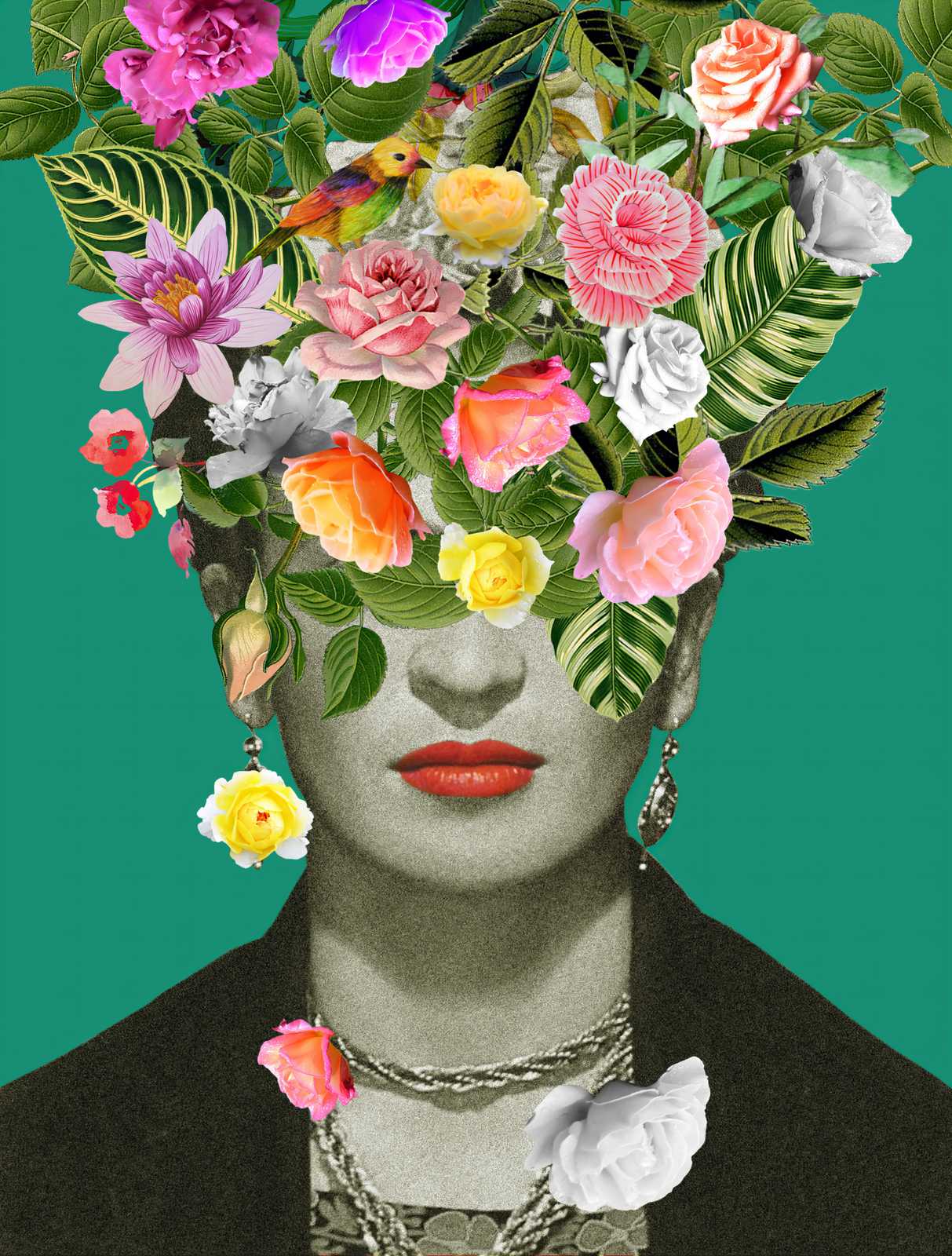 Poster - Blomsterporträtt