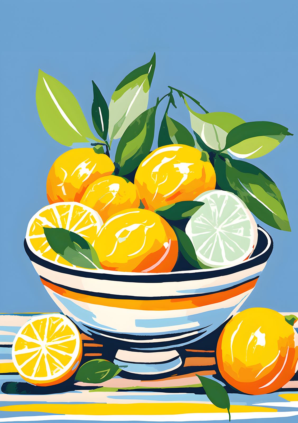Poster - Citronskål