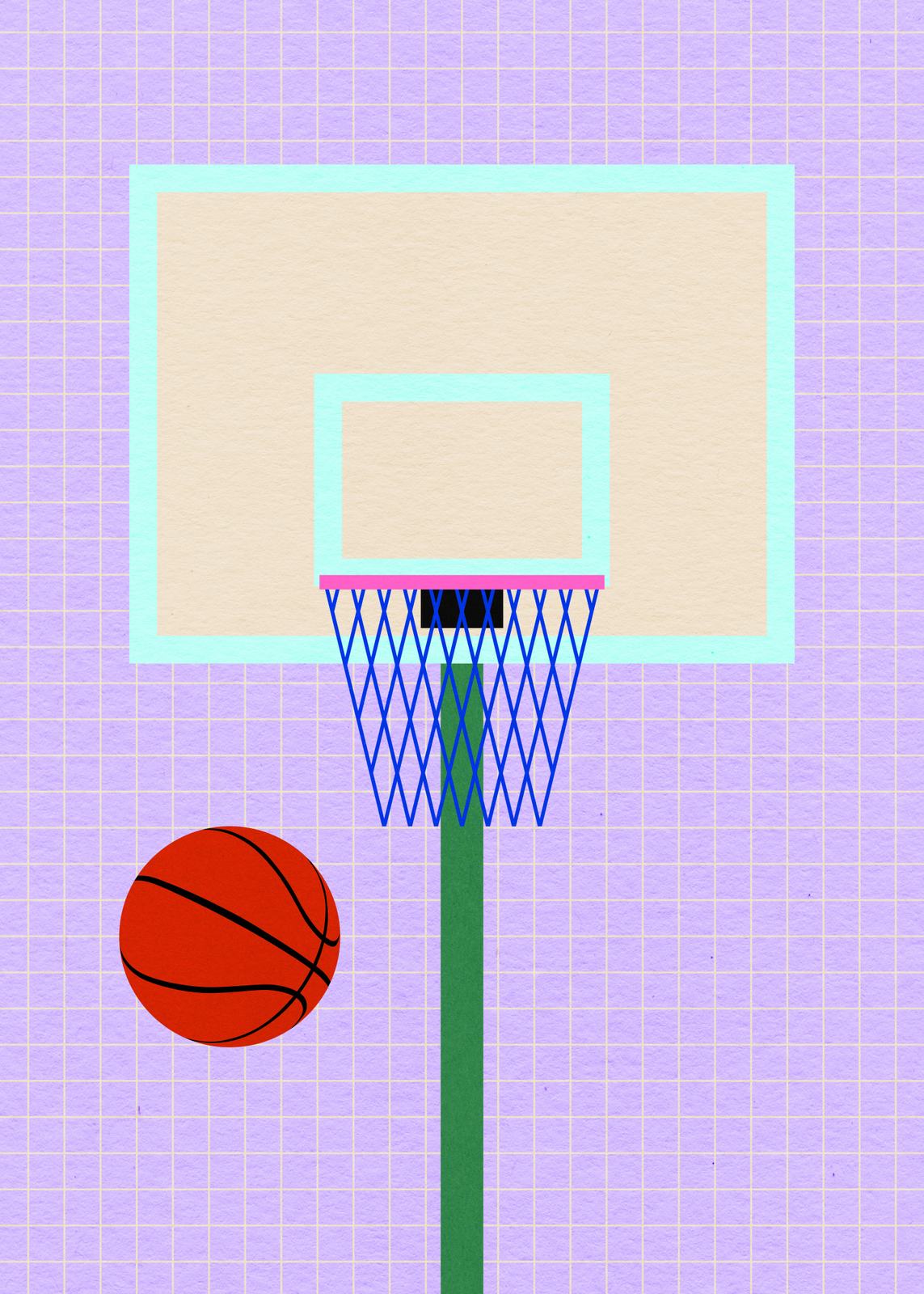 Poster - Basketkorg