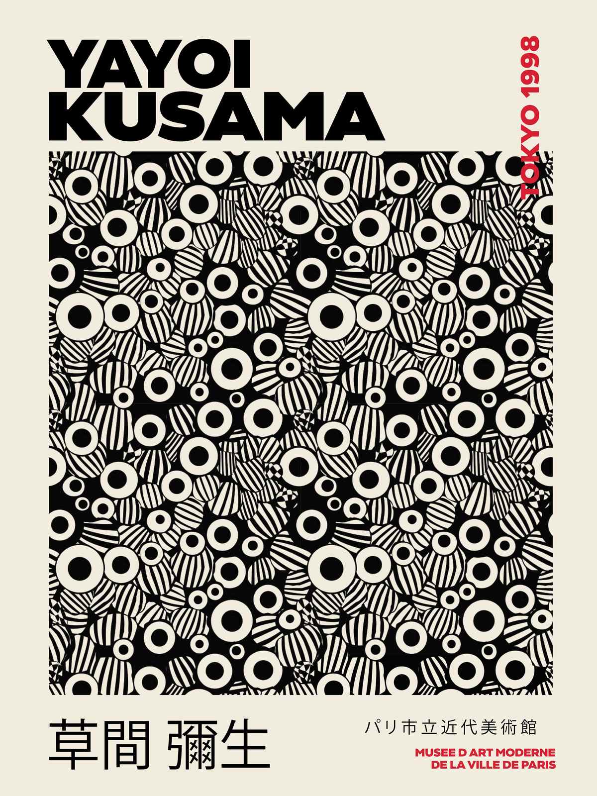 Poster - Yayoi Kusama Konstverk