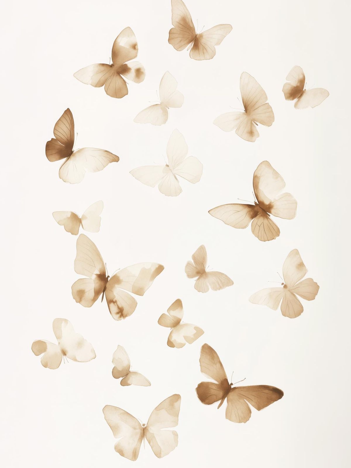 Poster - Eleganta Fjärilar