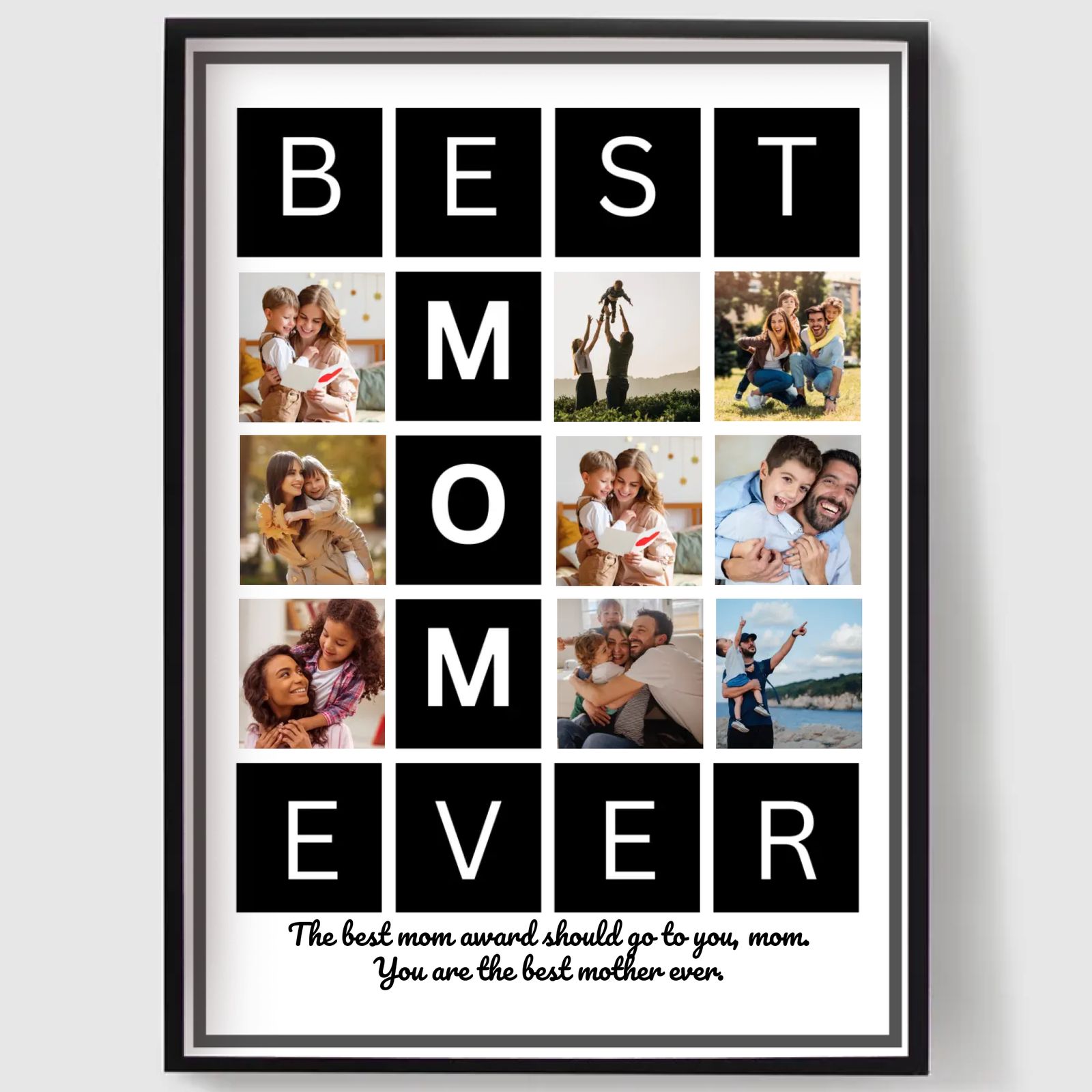 Personlig poster - Bästa mamma någonsin
