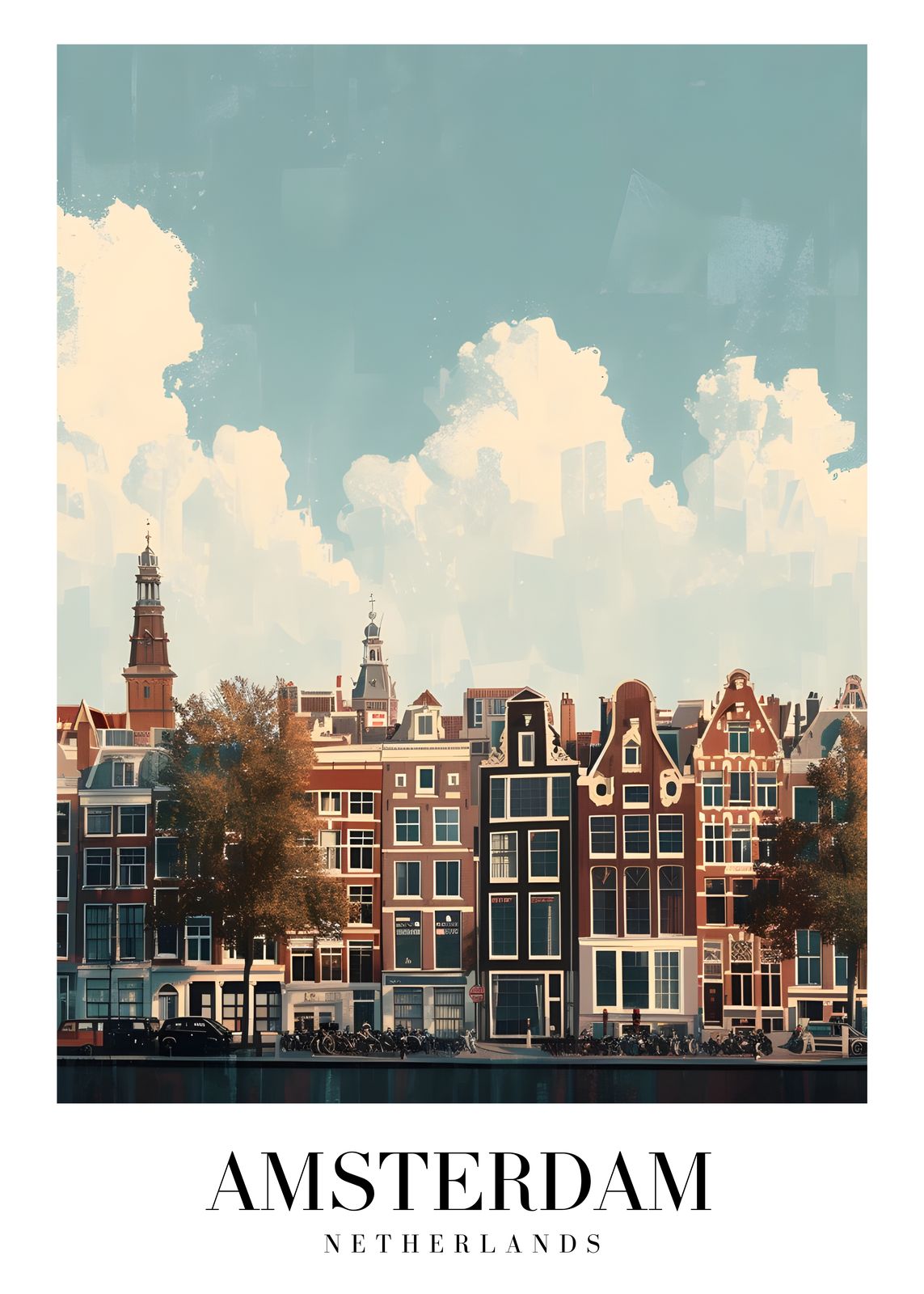 Poster - Amsterdam Nederländerna