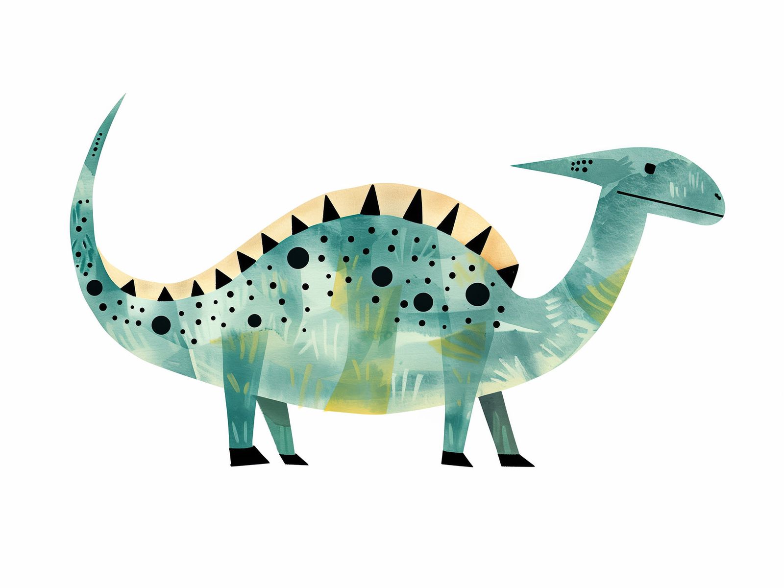Poster - Dinosaurieillustration