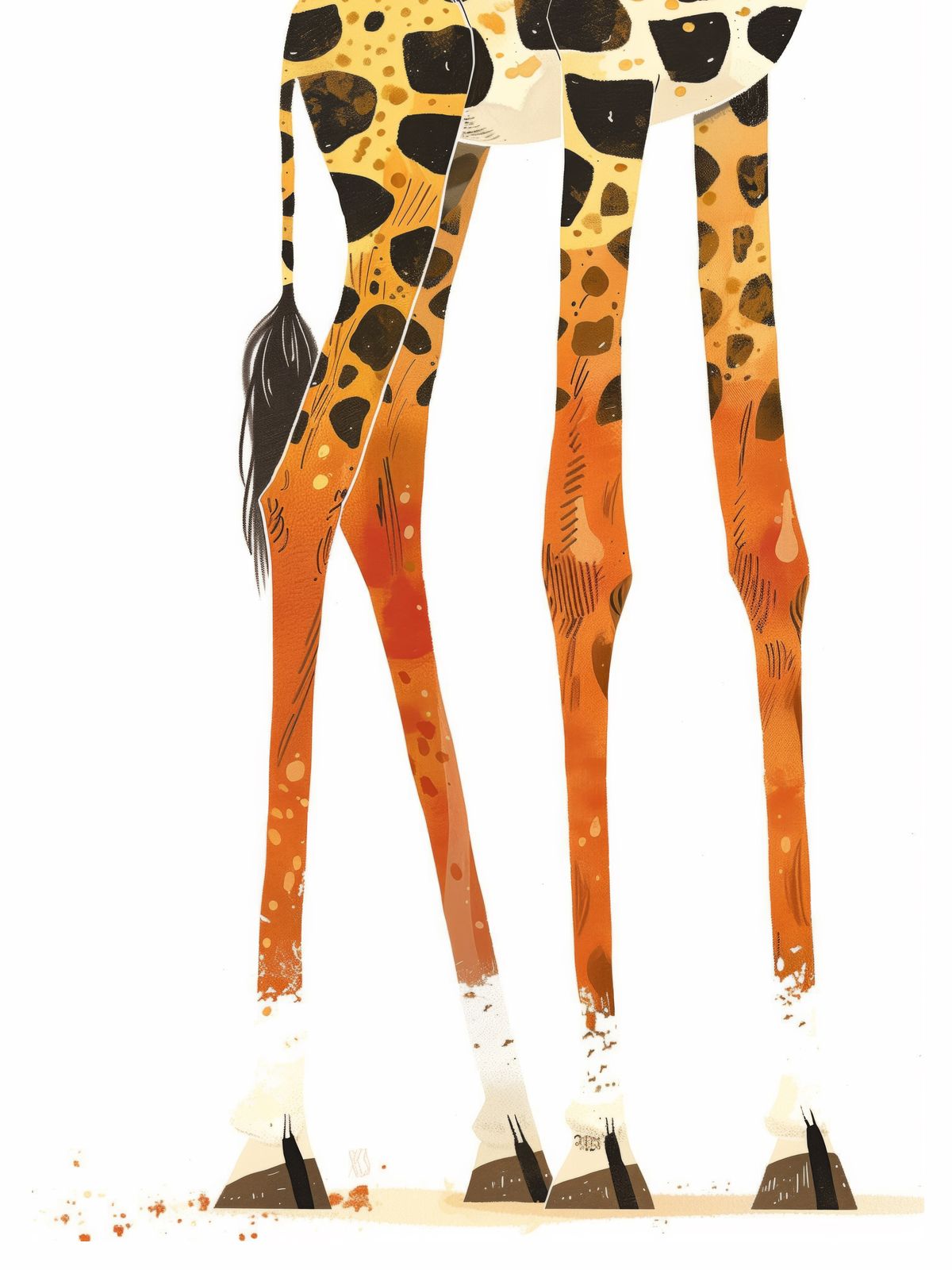 Poster - Giraffben