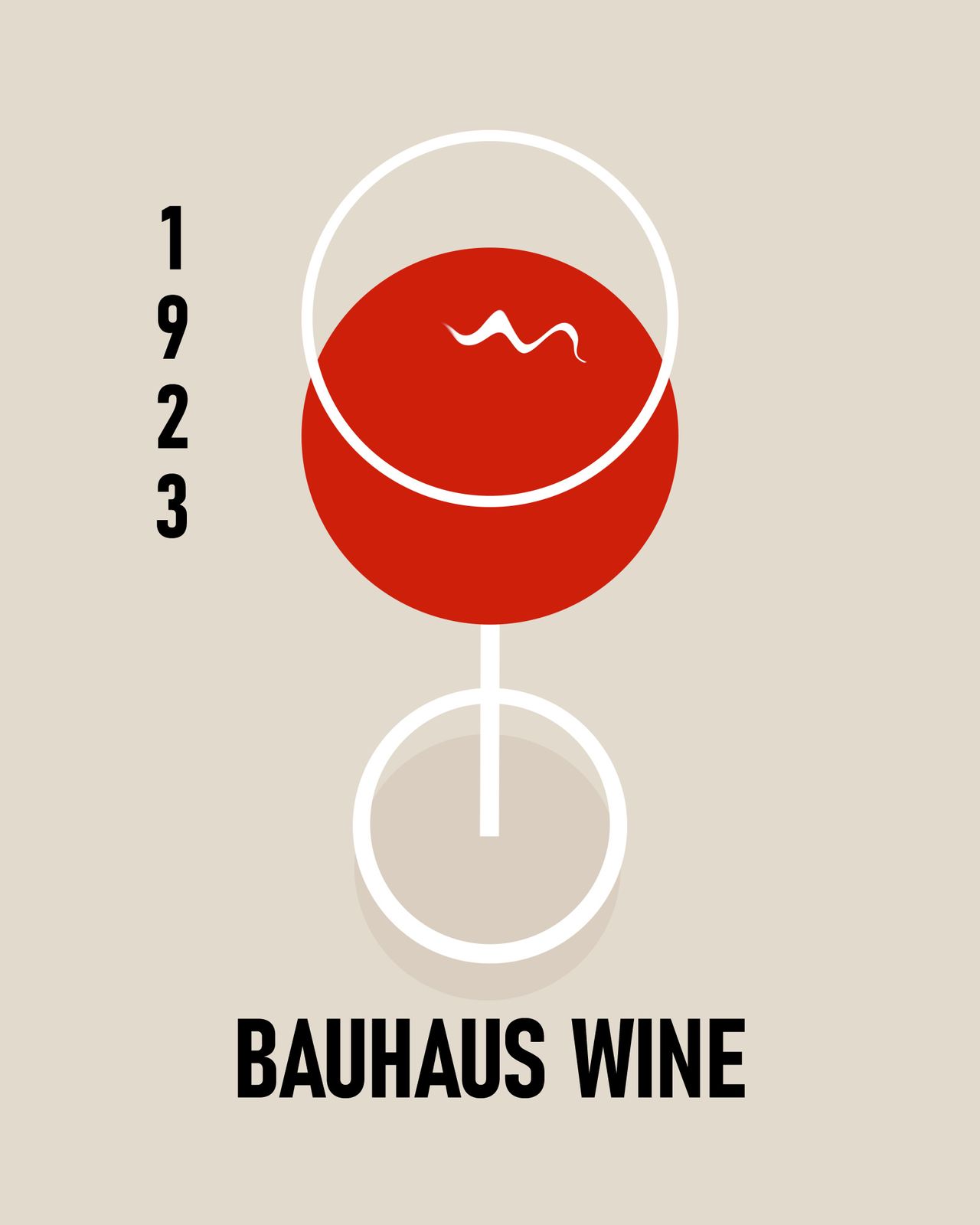Poster - Bauhausvin 1923