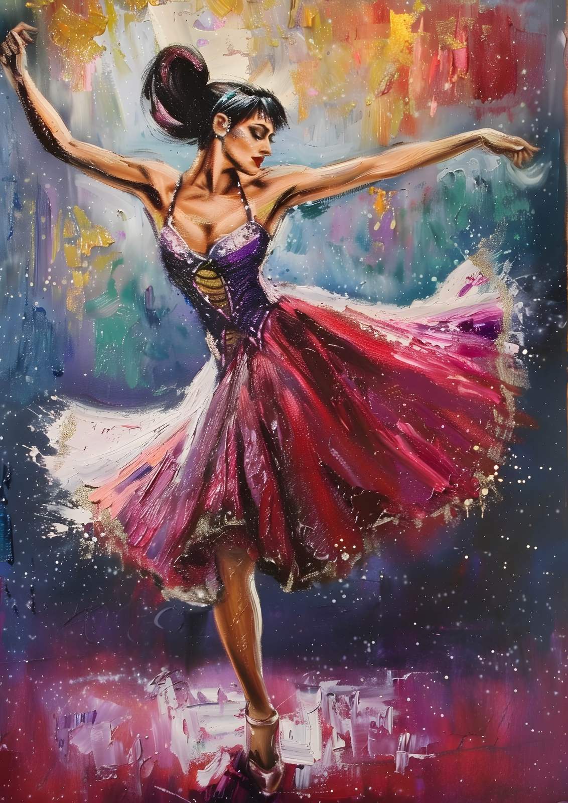 Poster - Ballerina i Rörelse