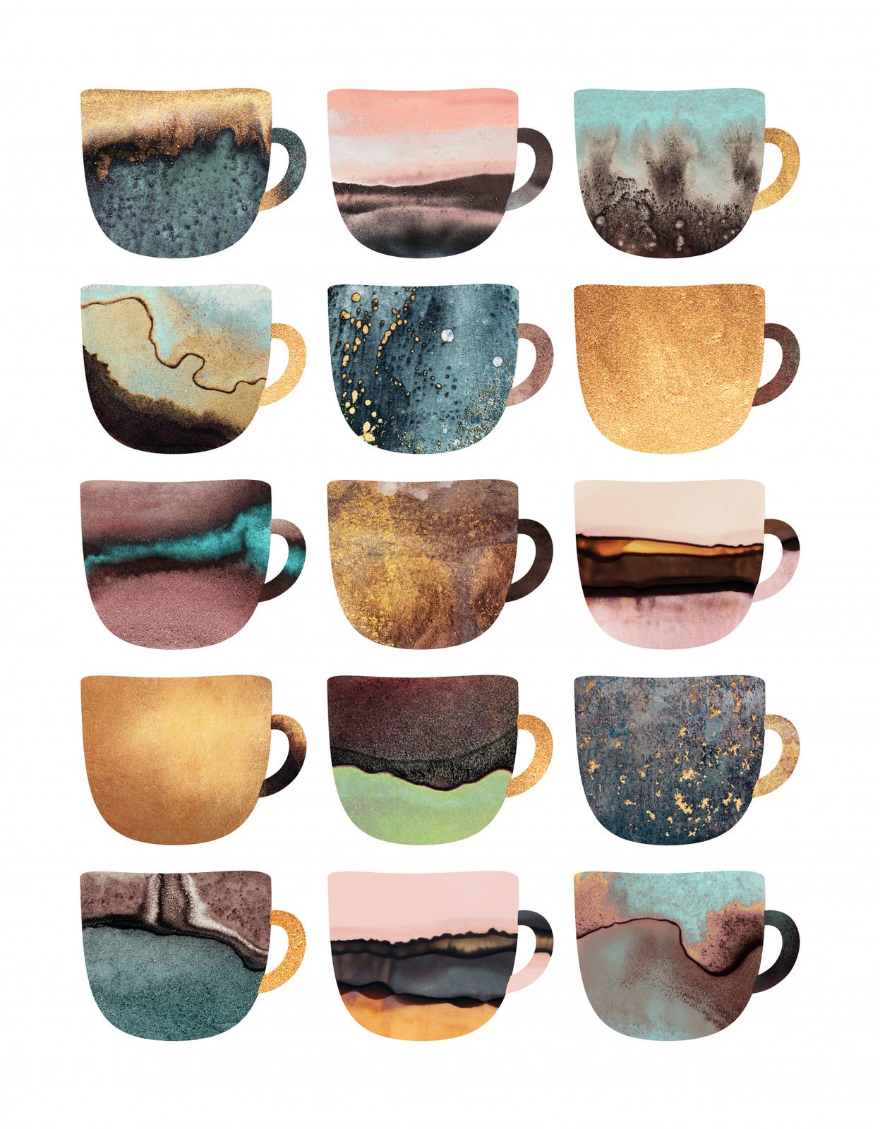 Poster - Kaffekopp Konst