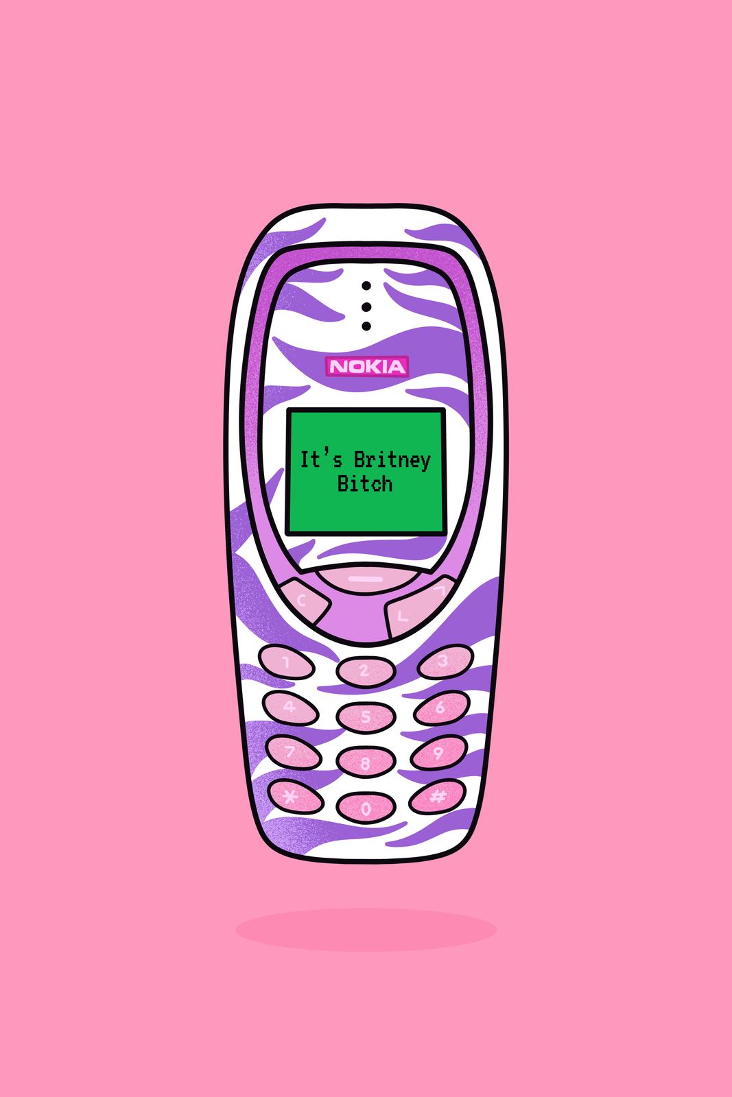 Poster - Retro Telefon Design