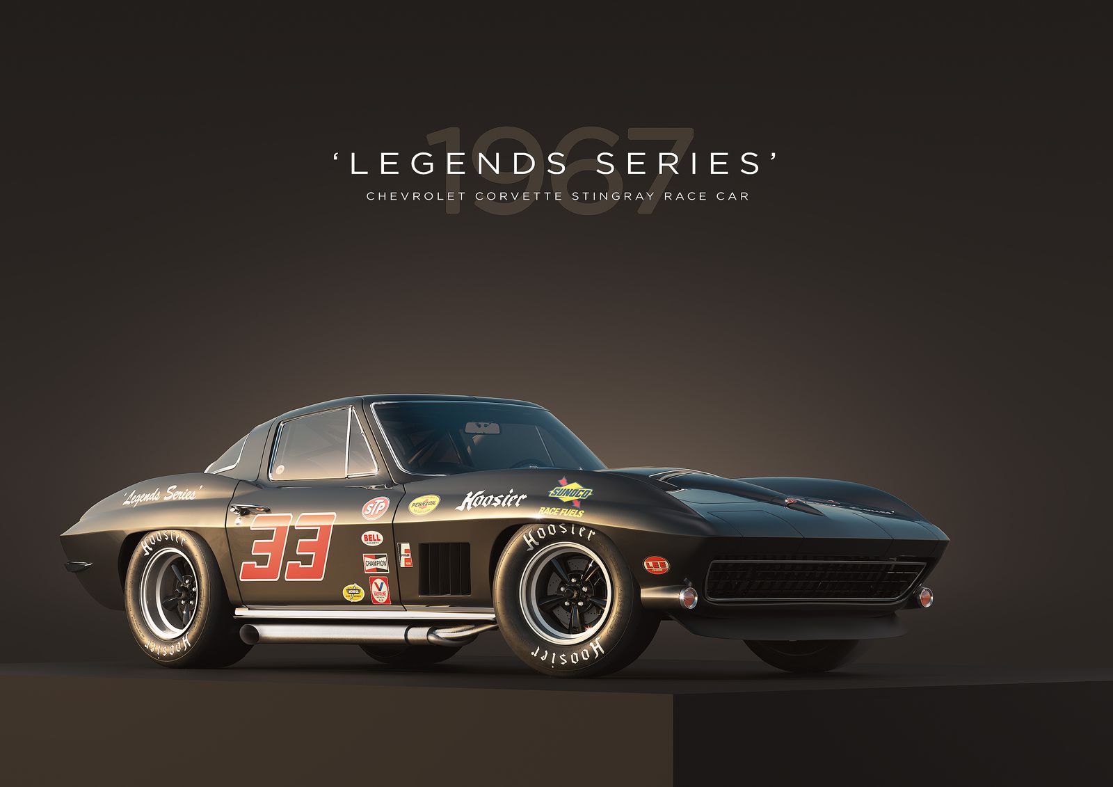 Poster - Legends Series Corvette