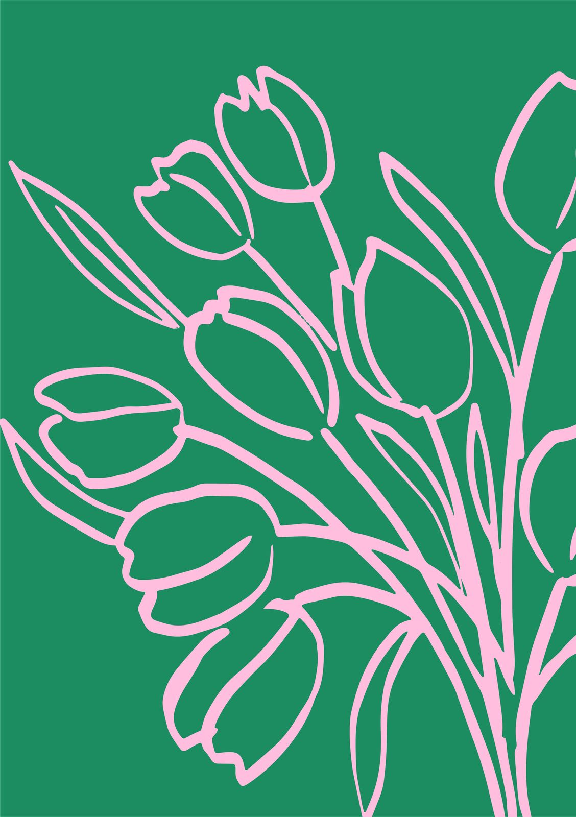 Poster - Tulpan Skiss