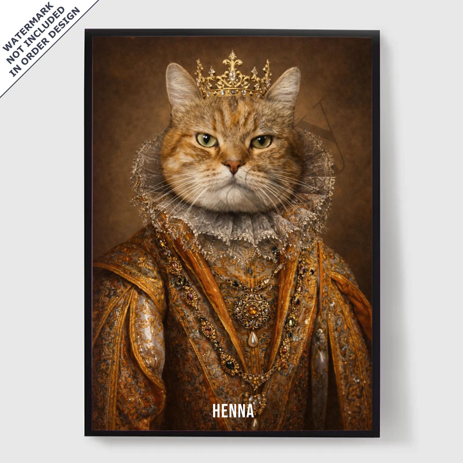 Personlig Poster - Den Kungliga Husdjurets Upphöjelse - AI Poster