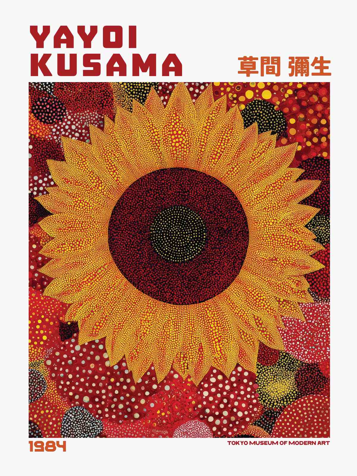 Poster - Yayoi Kusama Solros