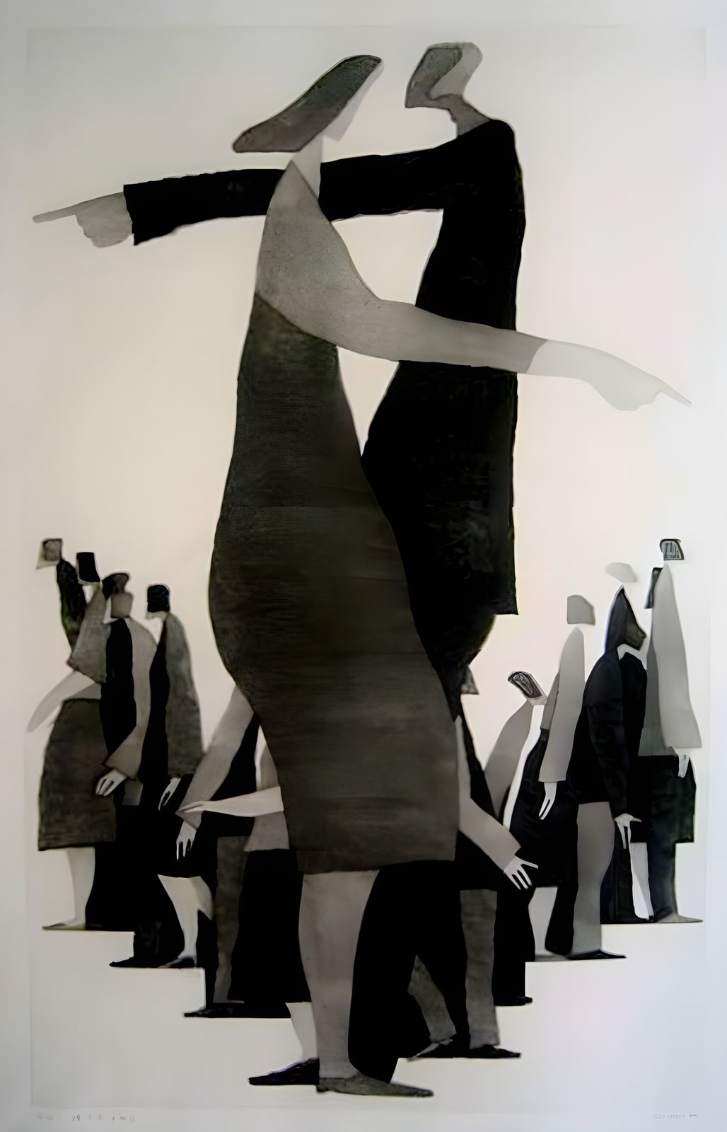 Poster - Abstrakta Figurer