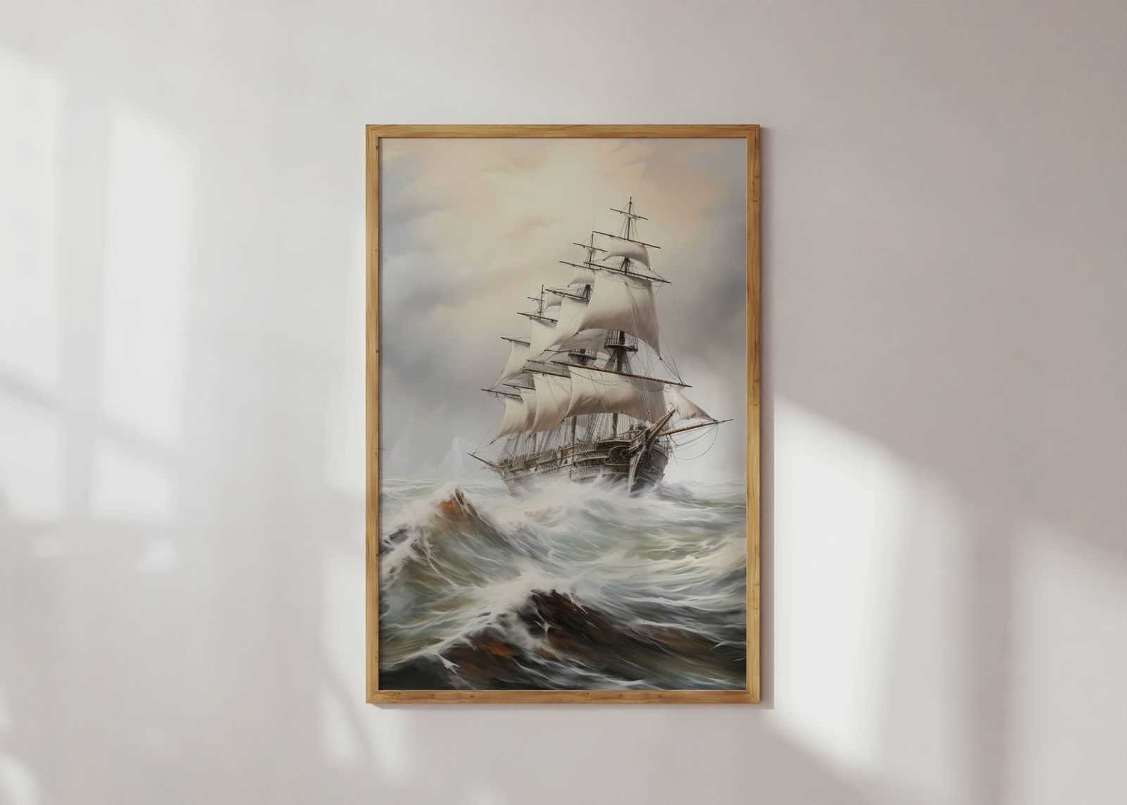 Poster - Segelskeppet i Storm