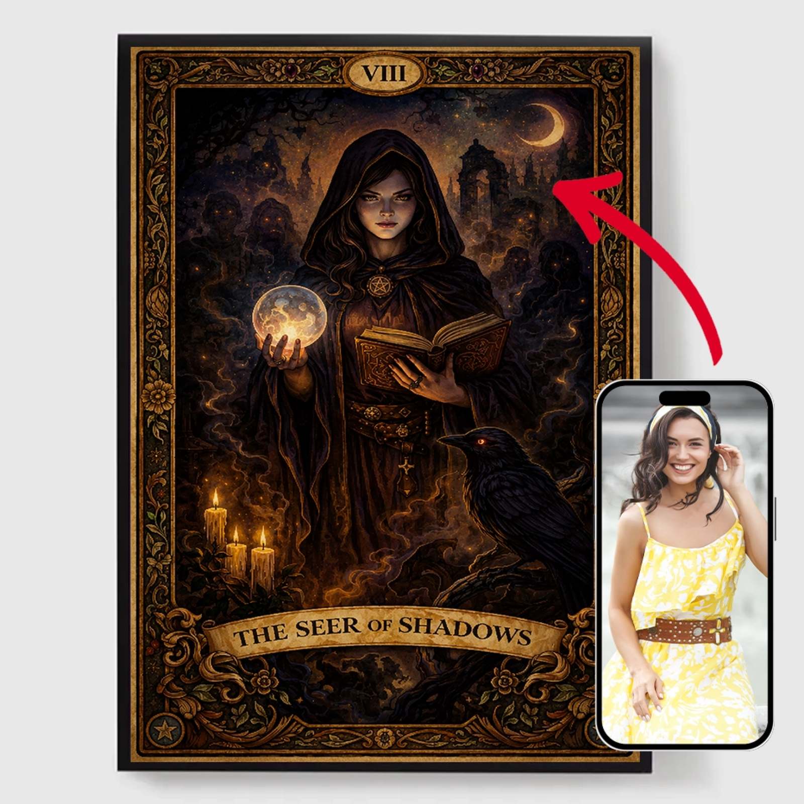 Personlig Poster - Tarotkort - AI Poster