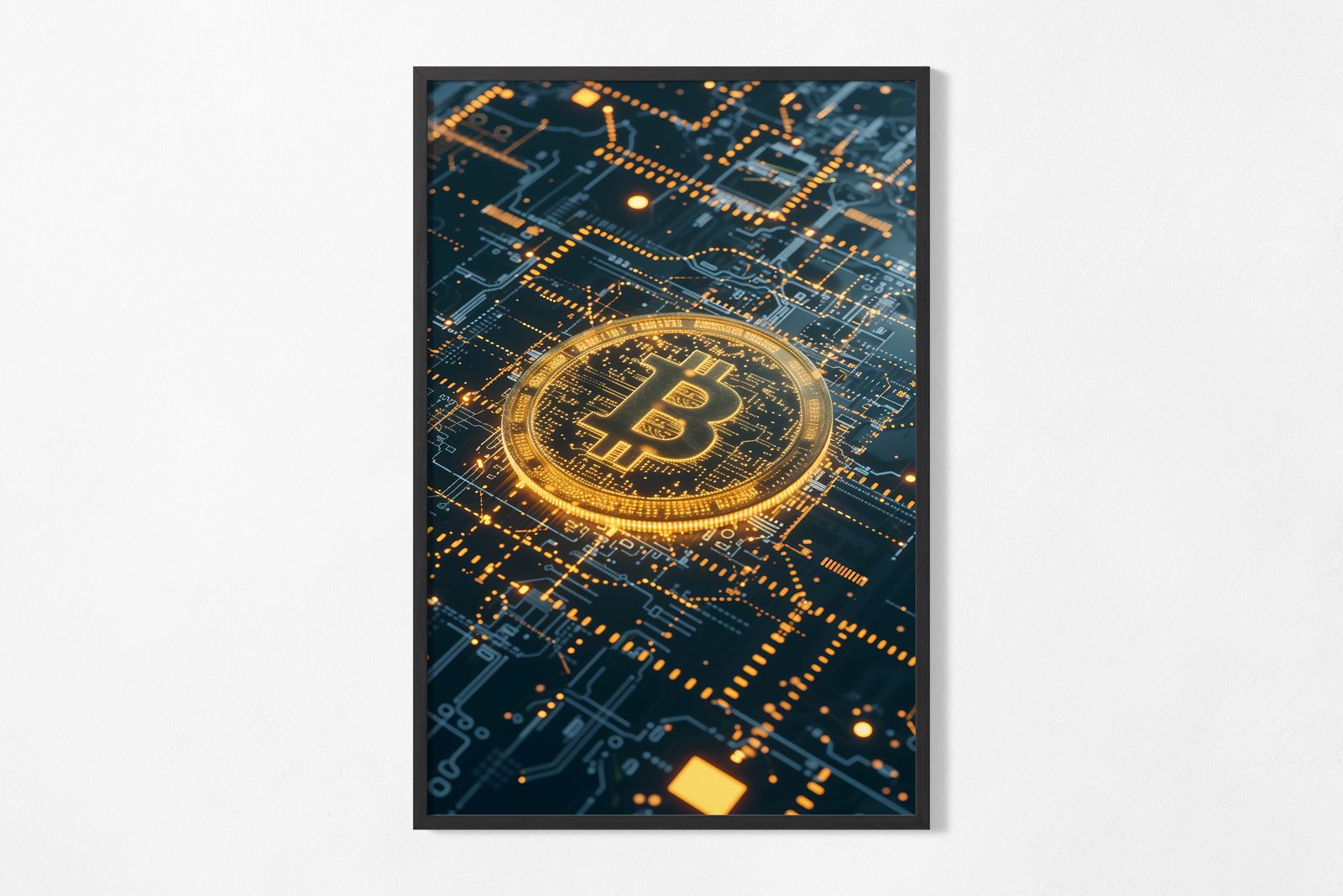 Poster - Bitcoin Digital konst