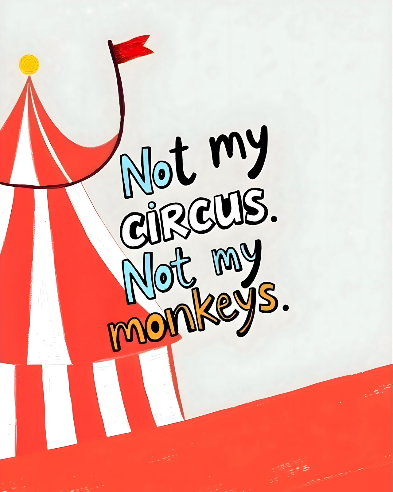 Poster - Inte Min Cirkus